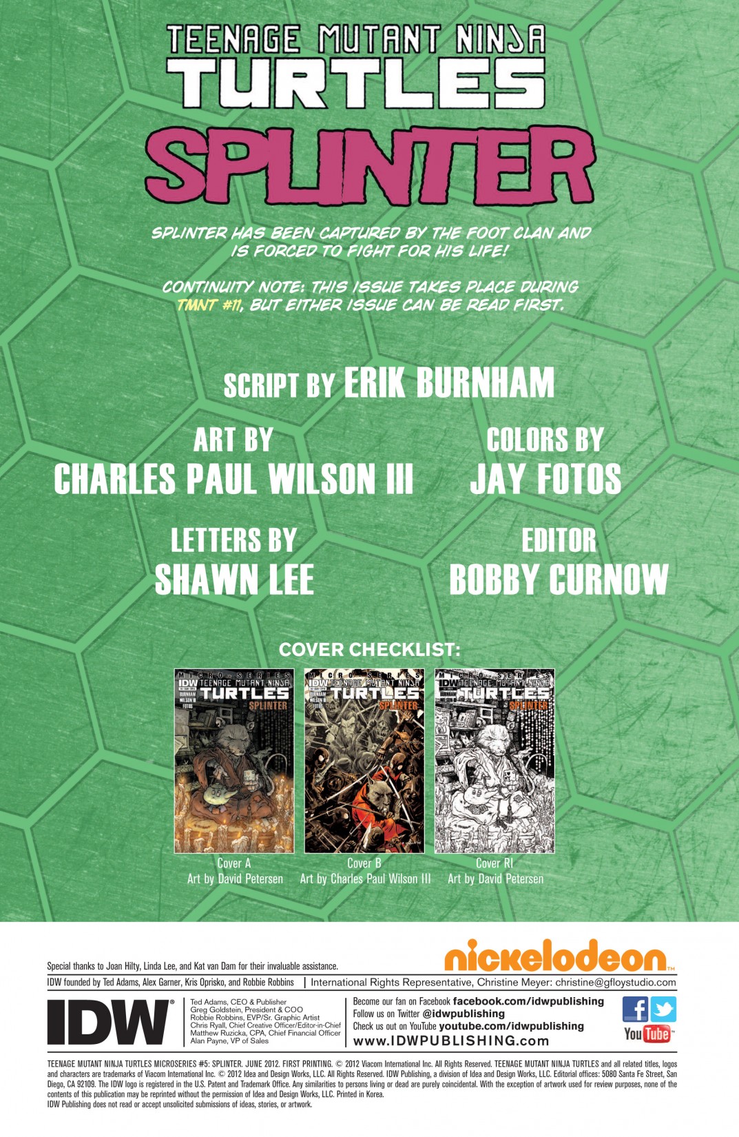 Read online Teenage Mutant Ninja Turtles Micro-Series comic -  Issue #5 - 2