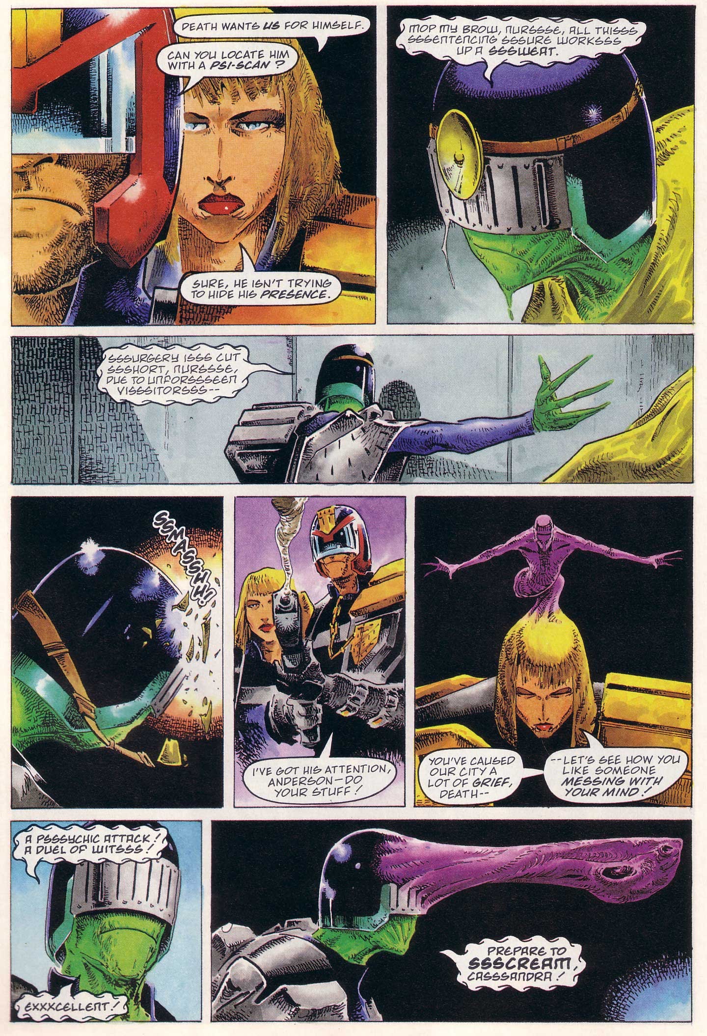 Read online Judge Dredd Lawman of the Future comic -  Issue #10 - 7