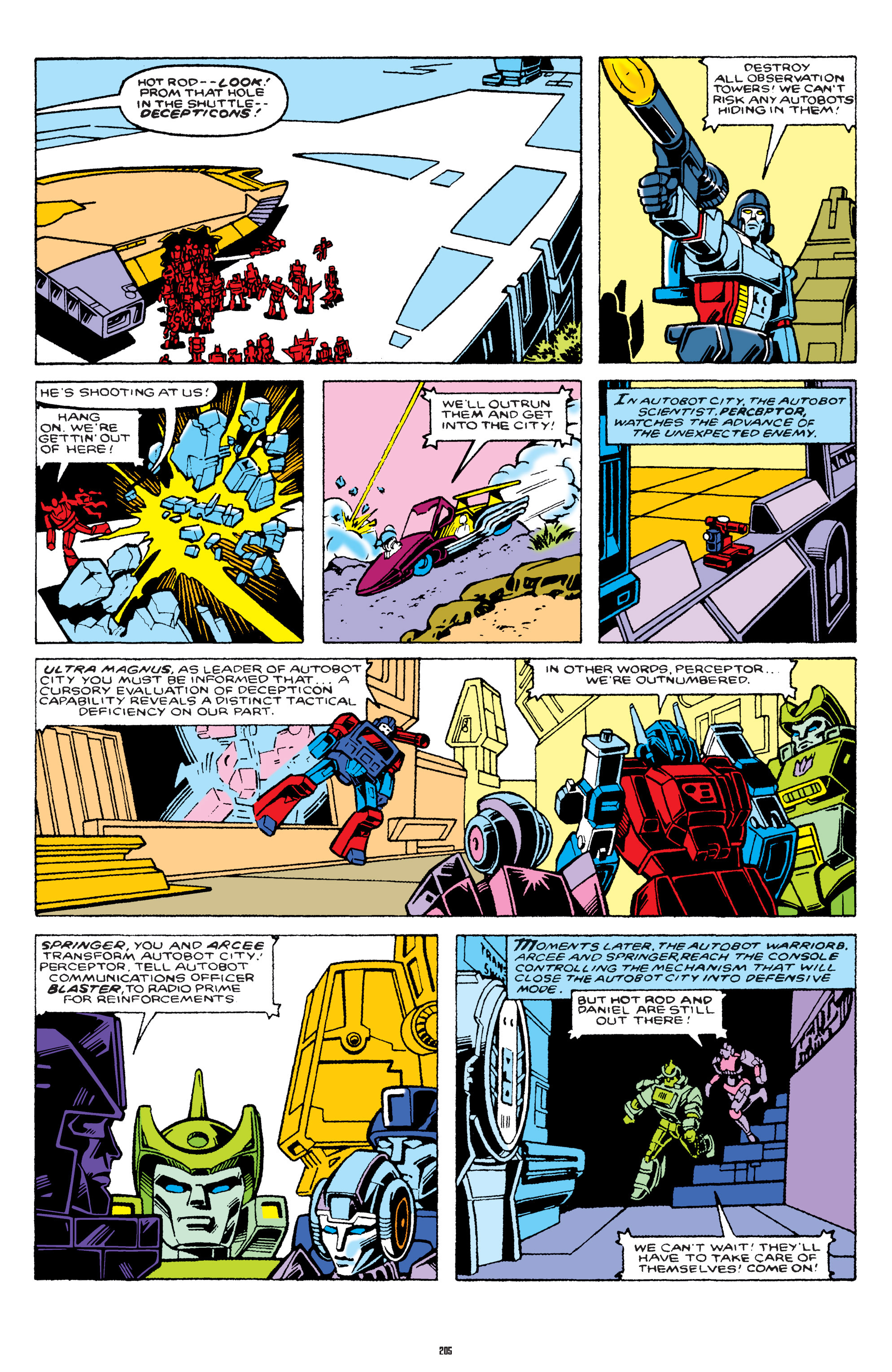 Read online The Transformers Classics comic -  Issue # TPB 7 - 204