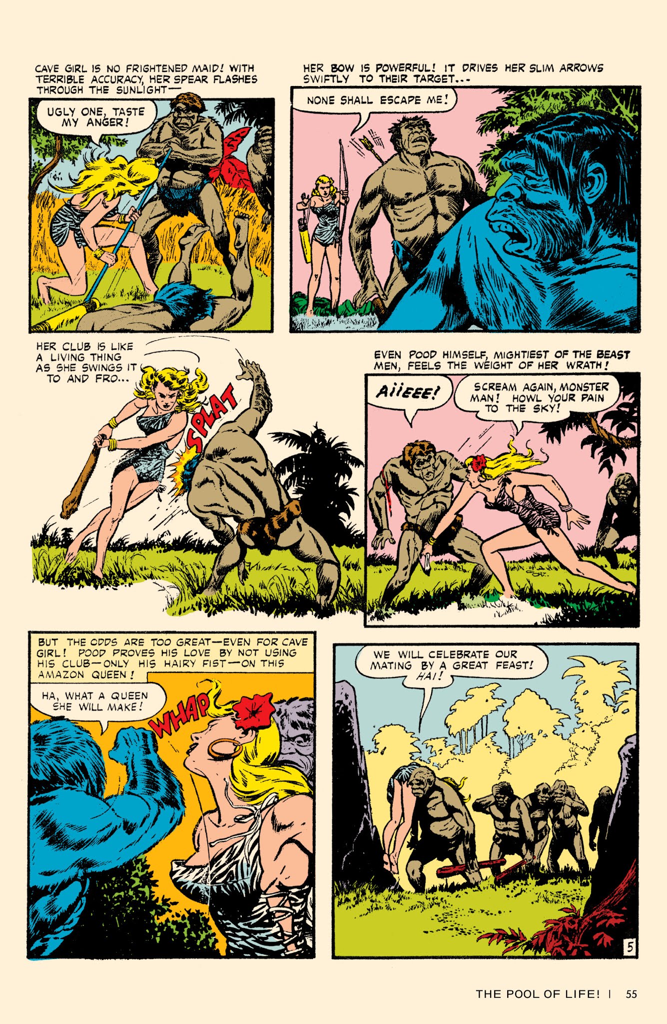 Read online Bob Powell's Complete Cave Girl comic -  Issue # TPB (Part 1) - 56