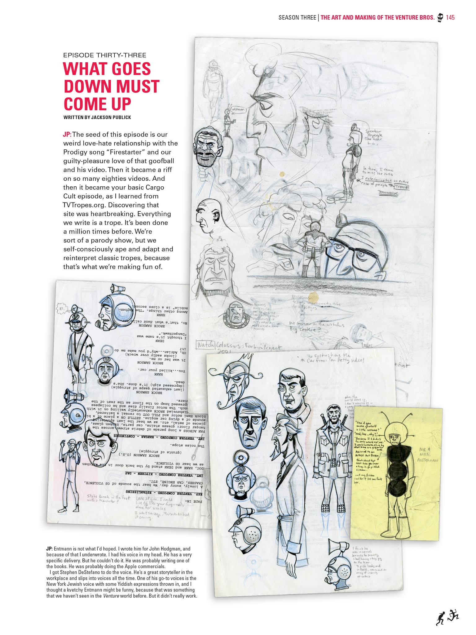 Read online Go Team Venture!: The Art and Making of The Venture Bros. comic -  Issue # TPB (Part 2) - 44