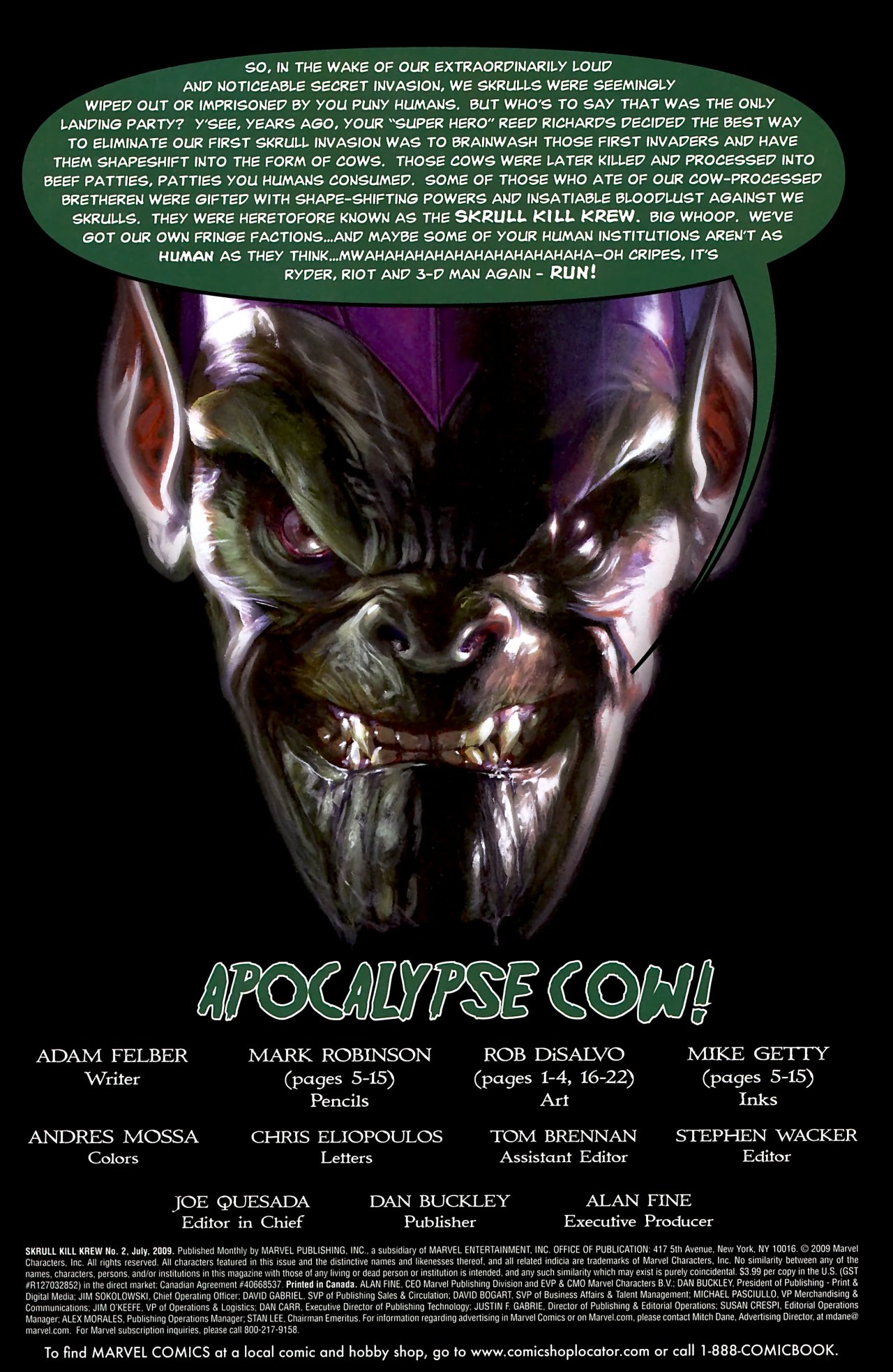Read online Skrull Kill Krew (2009) comic -  Issue #2 - 3