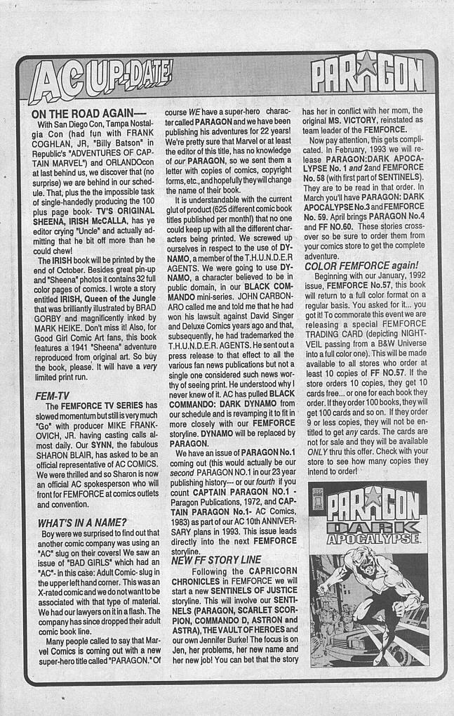 Read online Femforce comic -  Issue #54 - 34