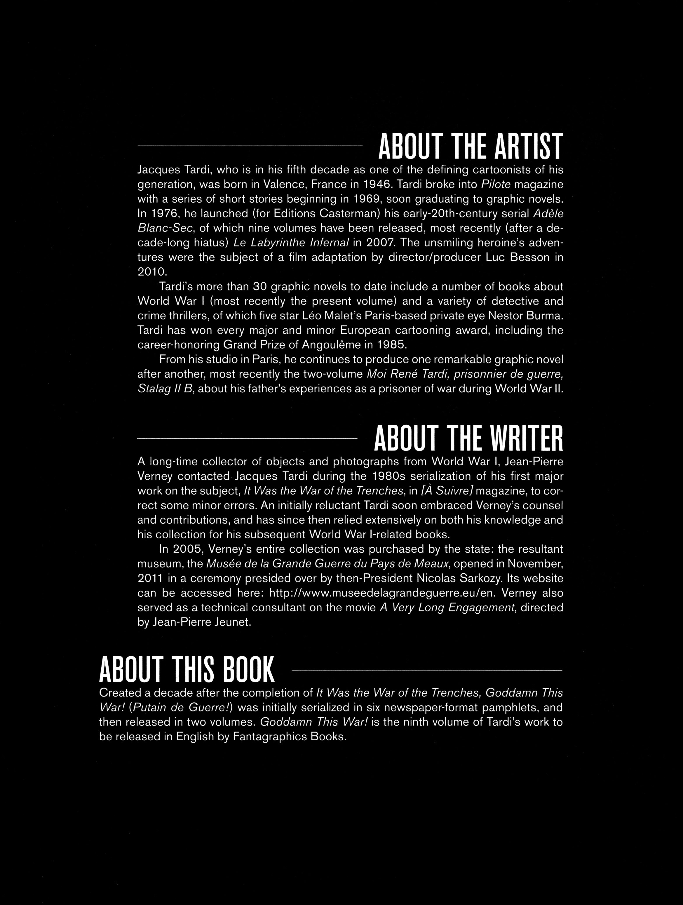 Read online Goddamn This War! comic -  Issue # TPB - 138