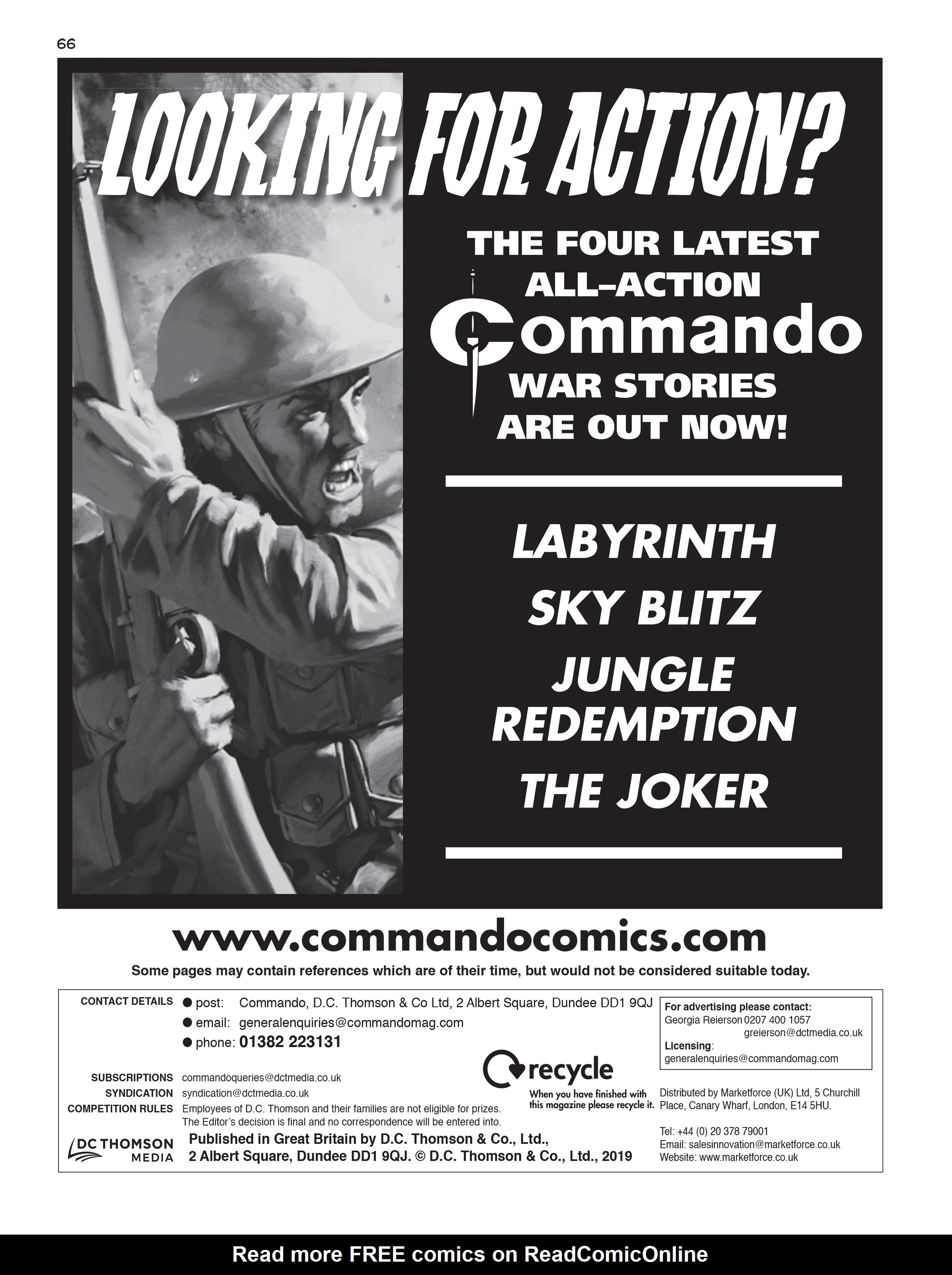 Read online Commando: For Action and Adventure comic -  Issue #5199 - 65