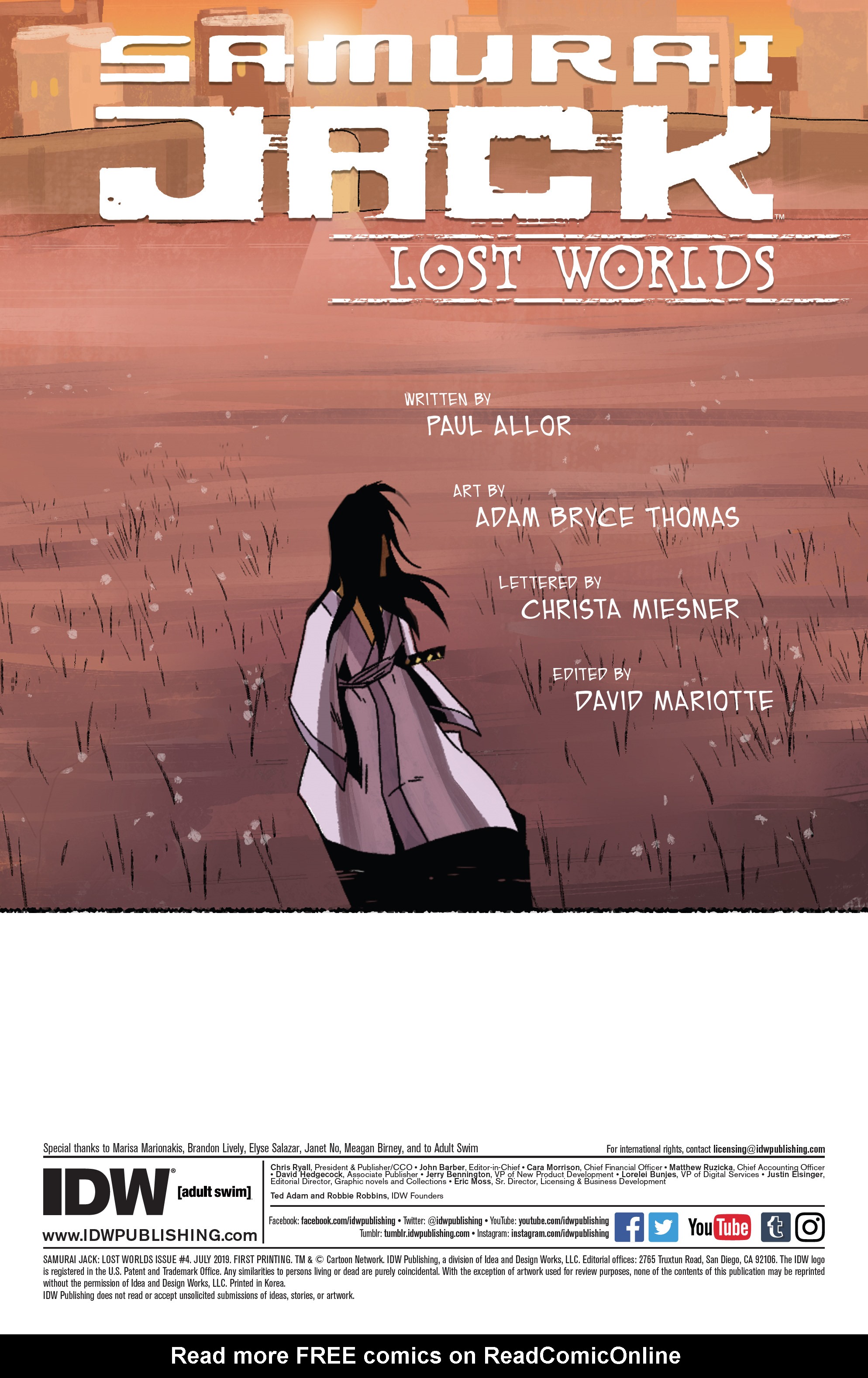 Read online Samurai Jack: Lost Worlds comic -  Issue #4 - 2