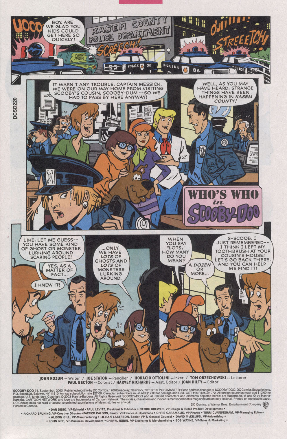 Read online Scooby-Doo (1997) comic -  Issue #74 - 3