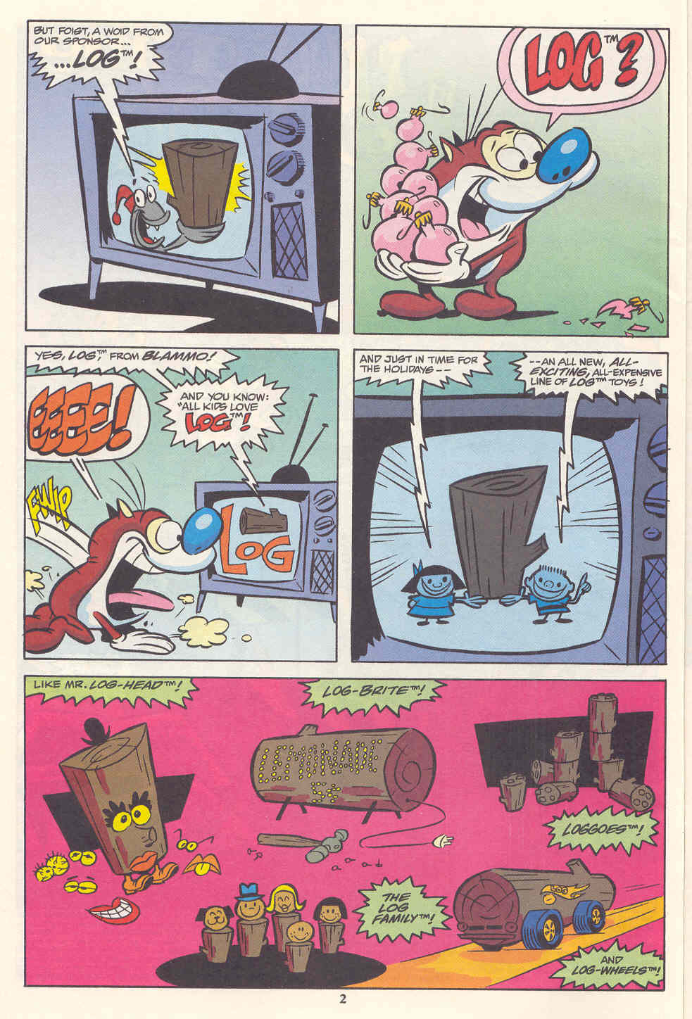 Read online The Ren & Stimpy Show comic -  Issue #3 - 3