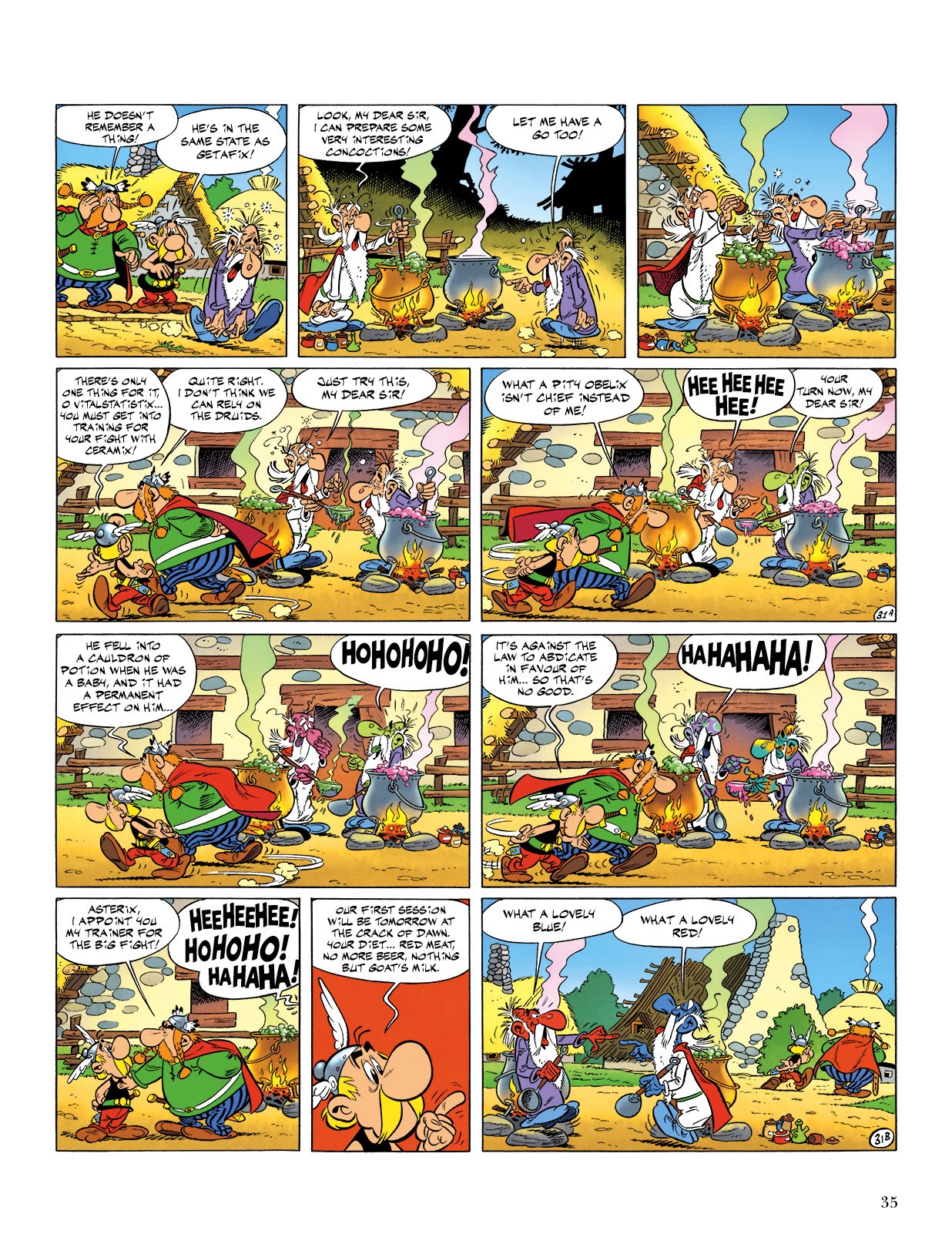 Read online Asterix comic -  Issue #7 - 36