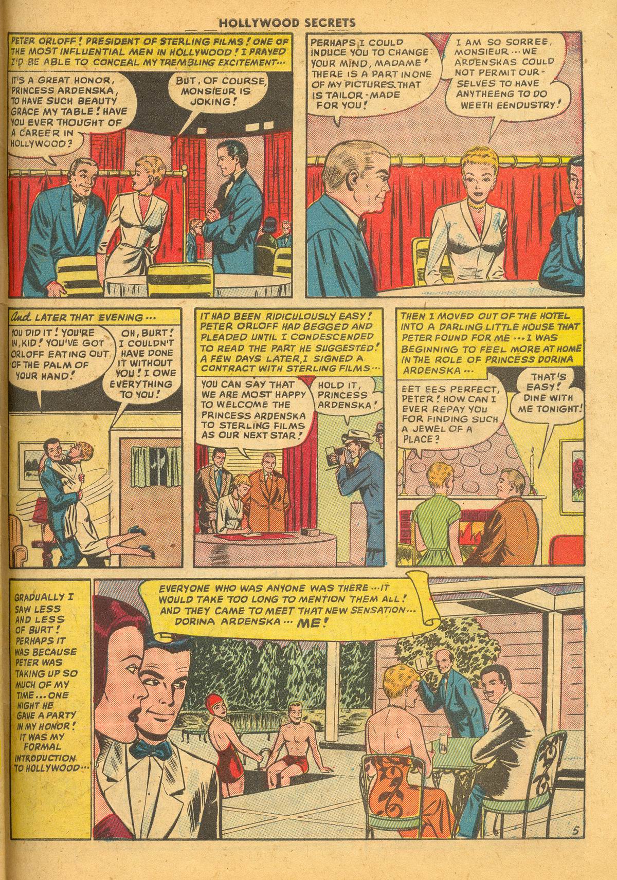Read online Hollywood Secrets comic -  Issue #1 - 31