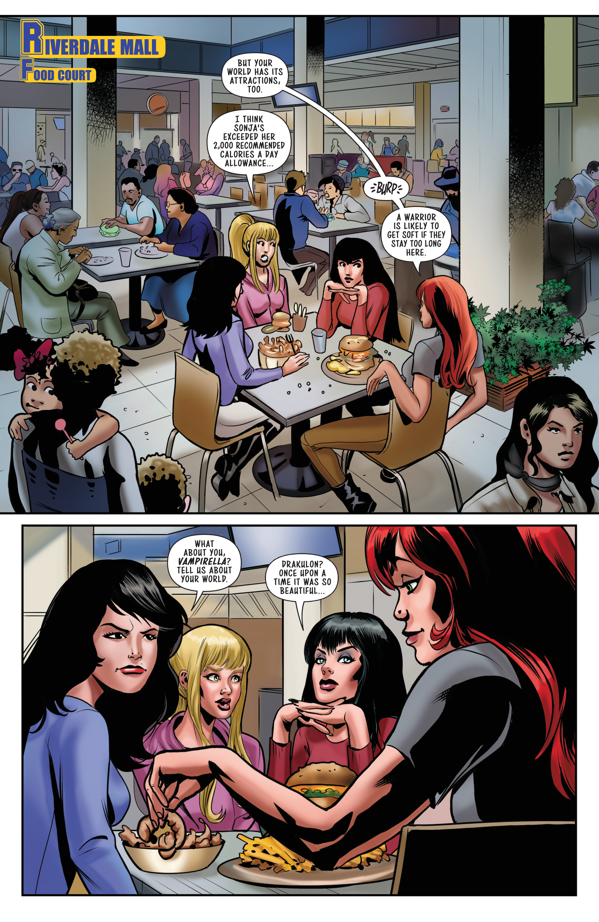 Read online Red Sonja and Vampirella Meet Betty and Veronica comic -  Issue #7 - 8