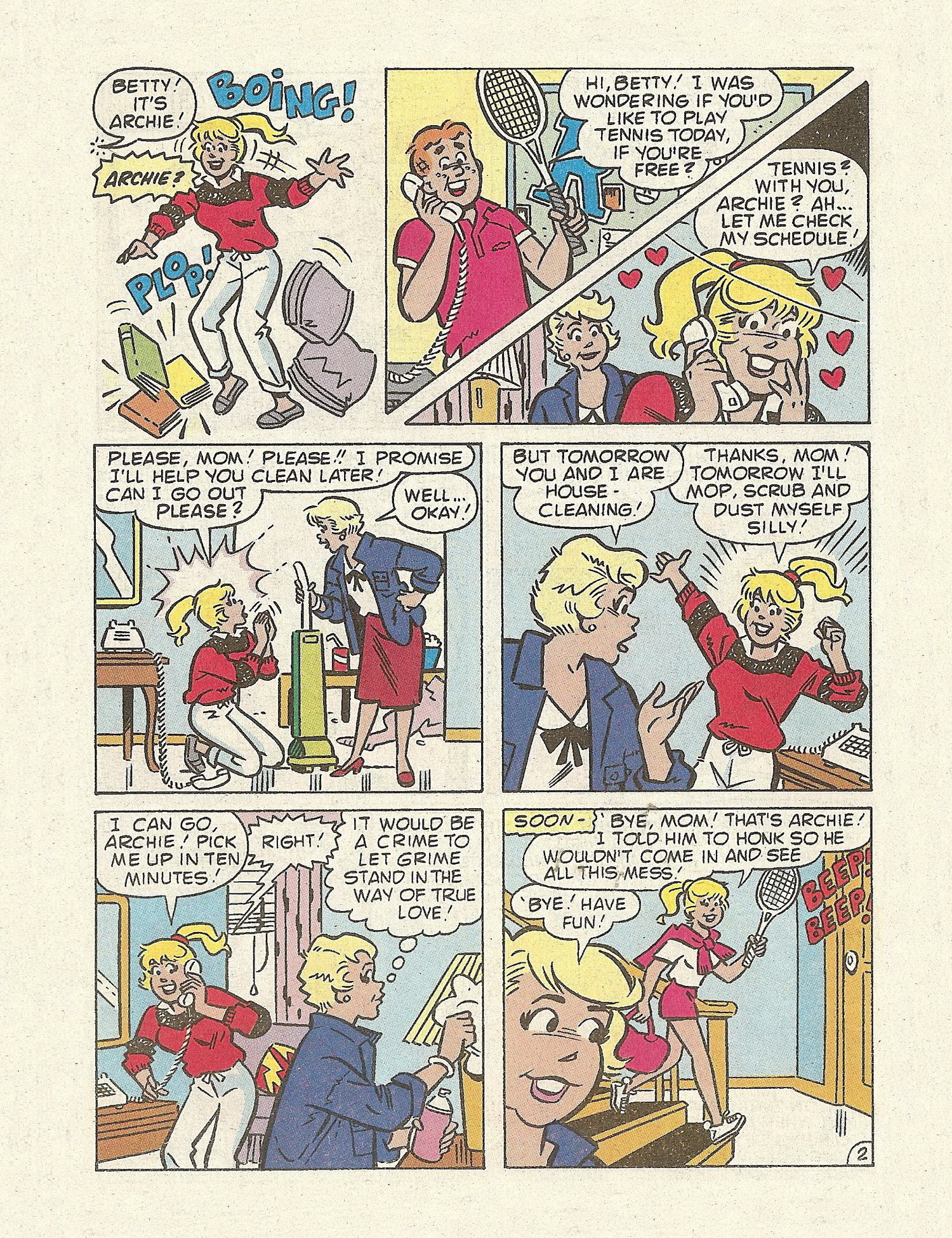 Read online Betty and Veronica Digest Magazine comic -  Issue #72 - 63