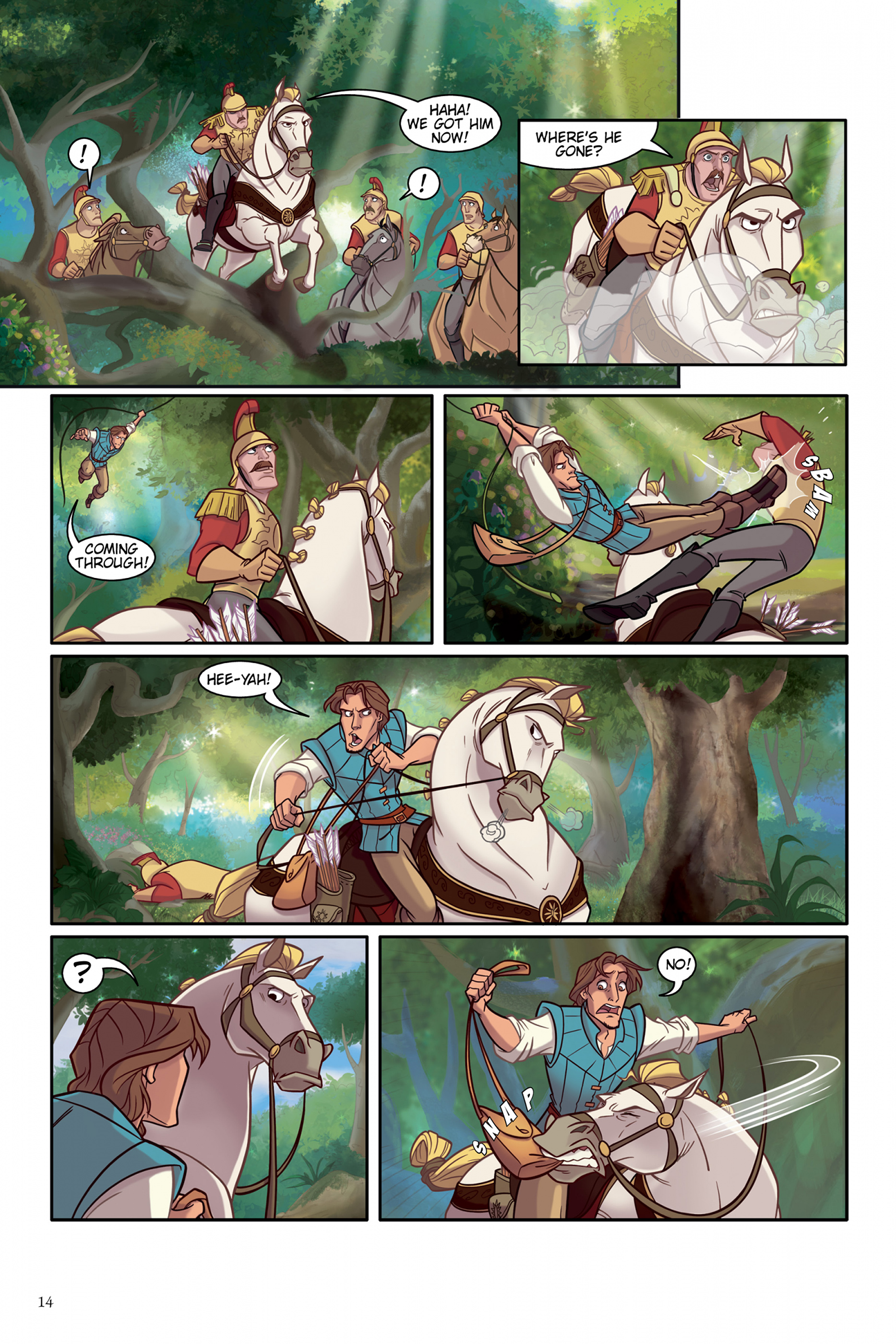 Read online Disney Tangled: The Story of the Movie in Comics comic -  Issue # Full - 16