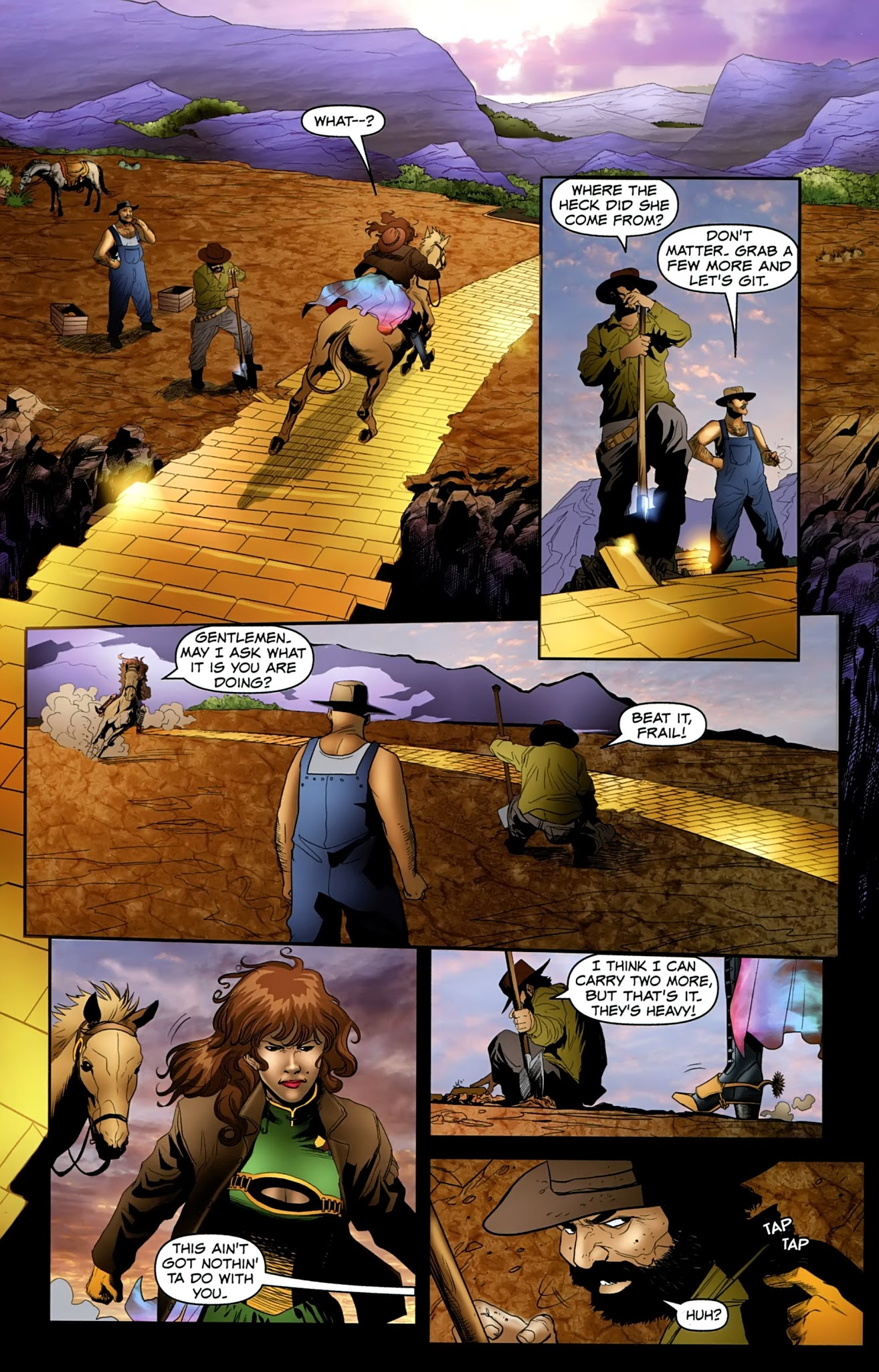 Read online Legend of Oz: The Wicked West comic -  Issue #4 - 16