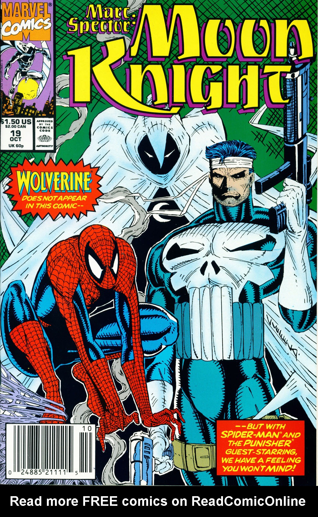 Read online Marc Spector: Moon Knight comic -  Issue #19 - 1
