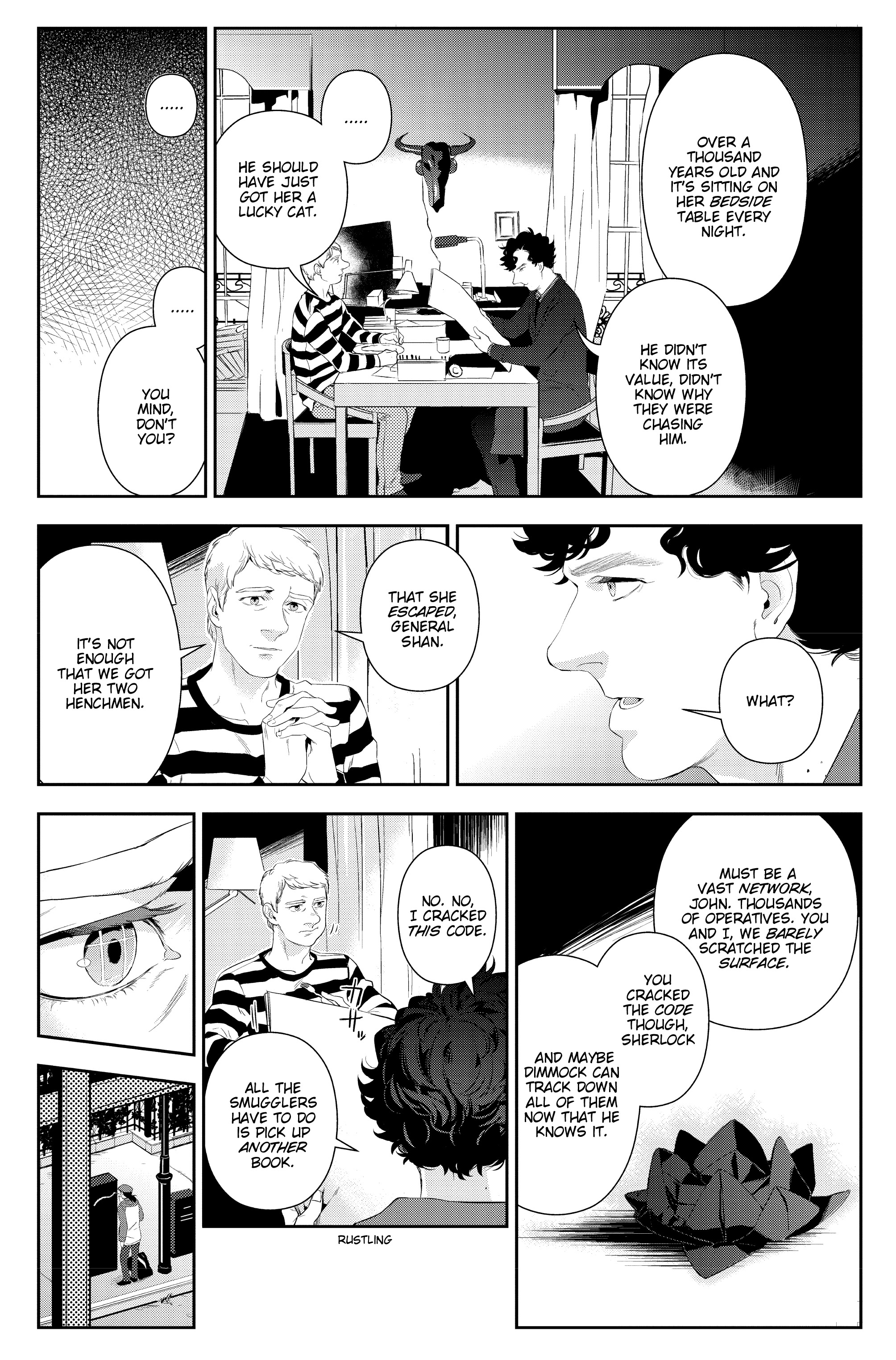 Read online Sherlock: The Blind Banker comic -  Issue #6 - 23