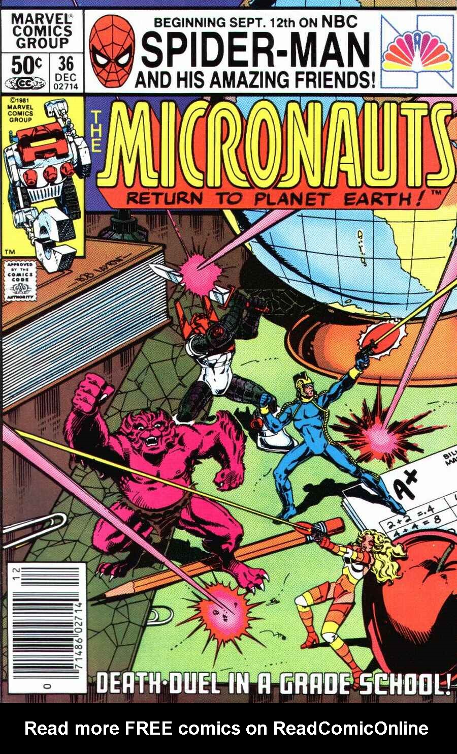 Read online Micronauts (1979) comic -  Issue #36 - 1