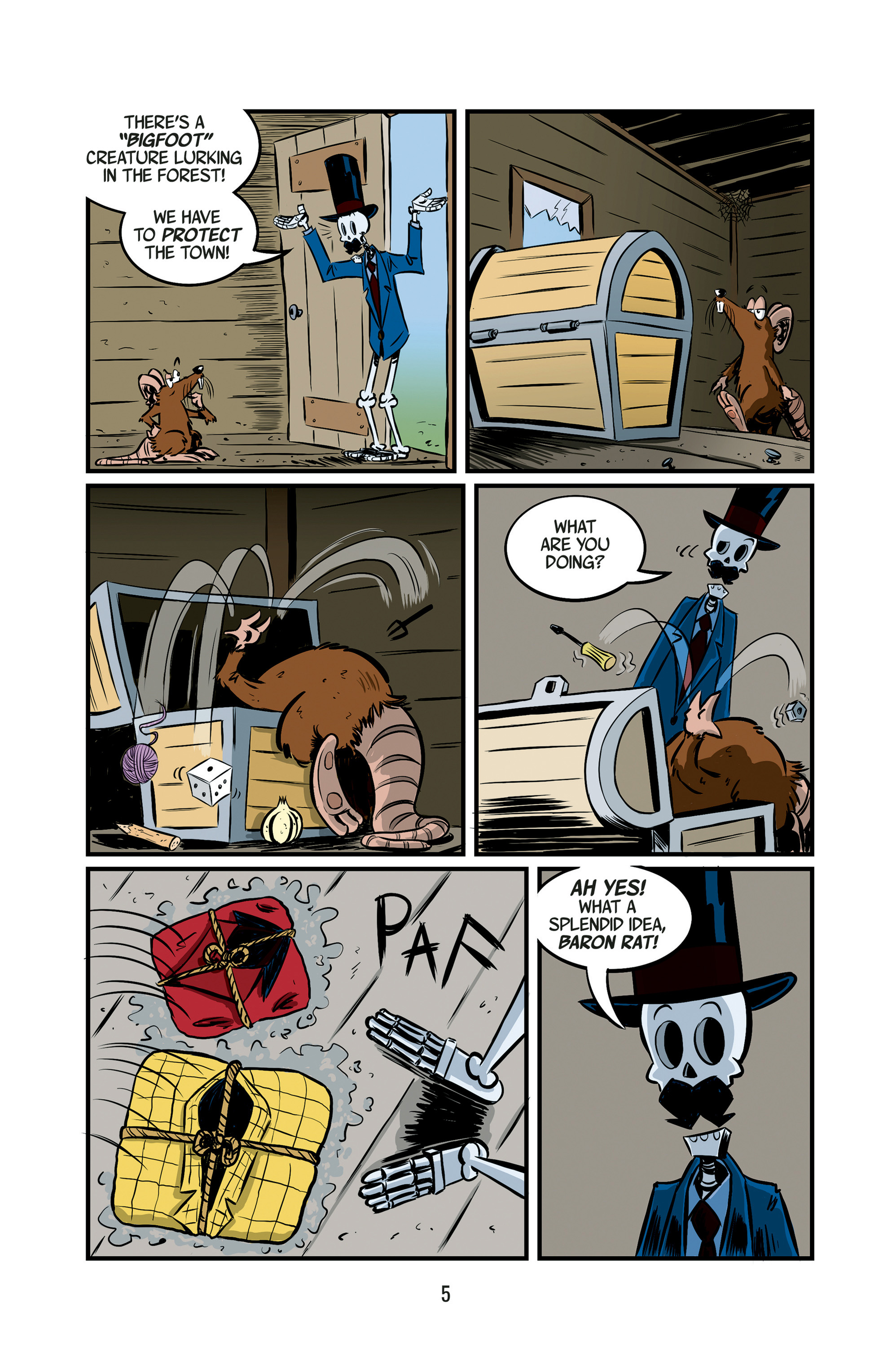 Read online The Adventures of Mr. Crypt and Baron Rat comic -  Issue #1 - 6