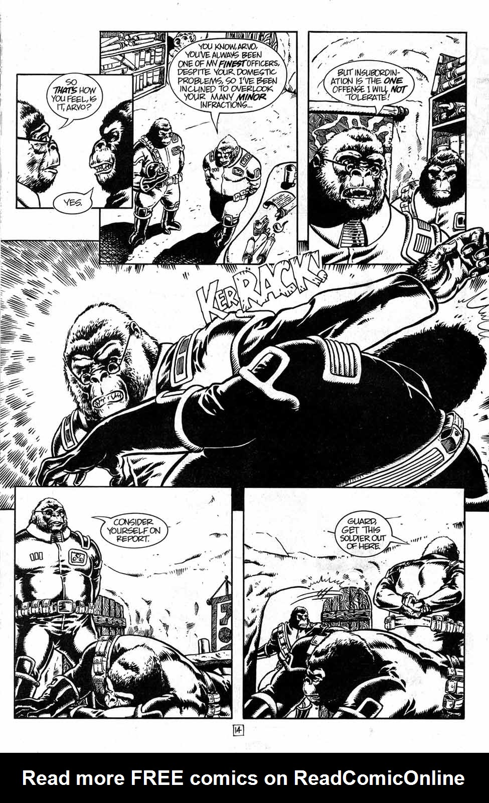 Read online Planet of the Apes: The Forbidden Zone comic -  Issue #1 - 16