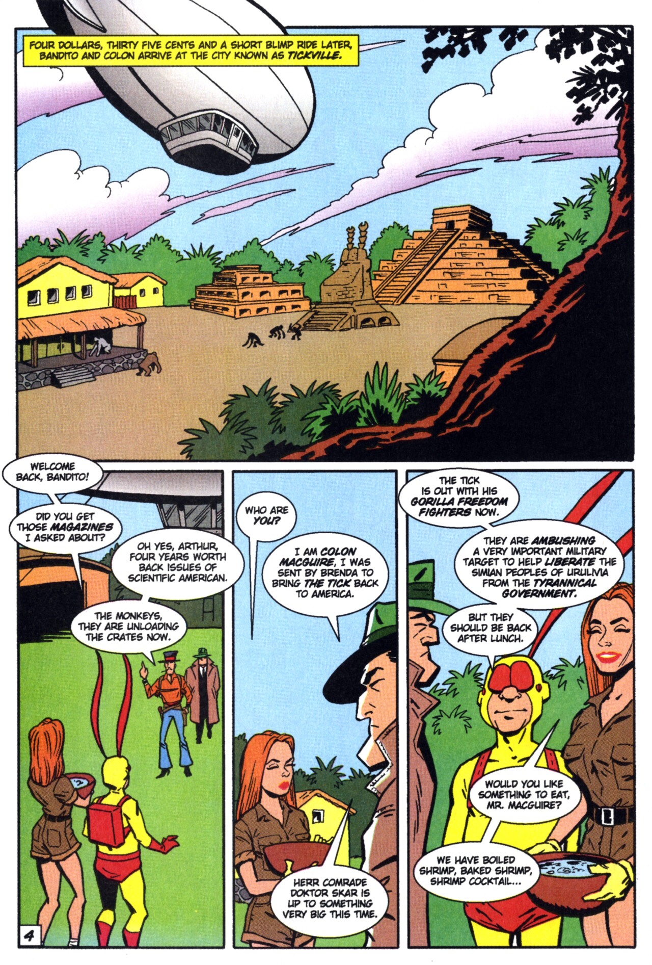 Read online The Tick's Golden Age Comic comic -  Issue #3 - 7