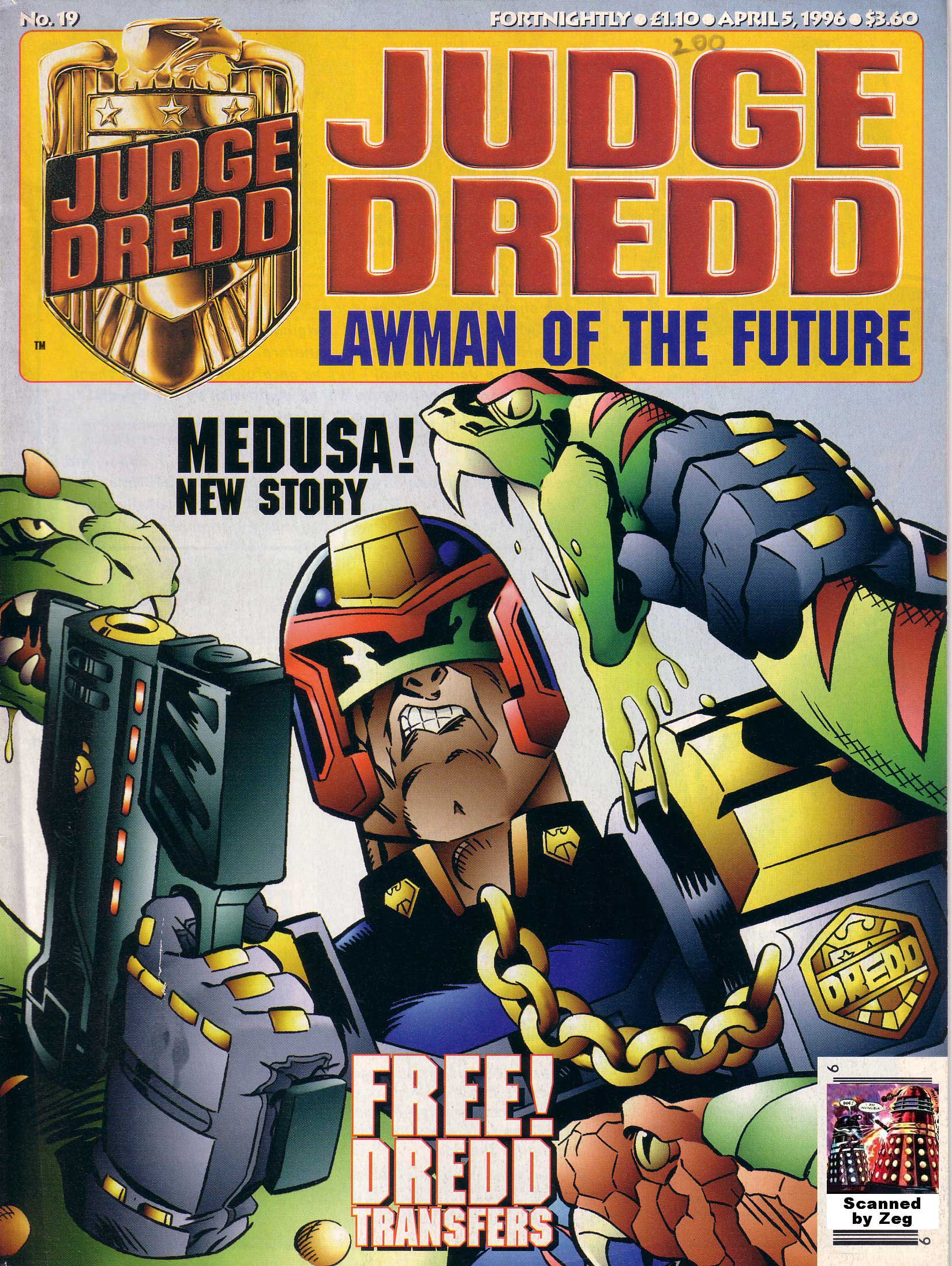 Read online Judge Dredd Lawman of the Future comic -  Issue #19 - 2