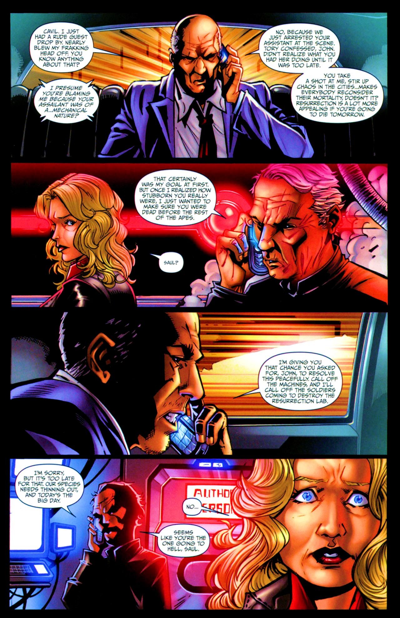 Read online Battlestar Galactica: The Final Five comic -  Issue #3 - 21