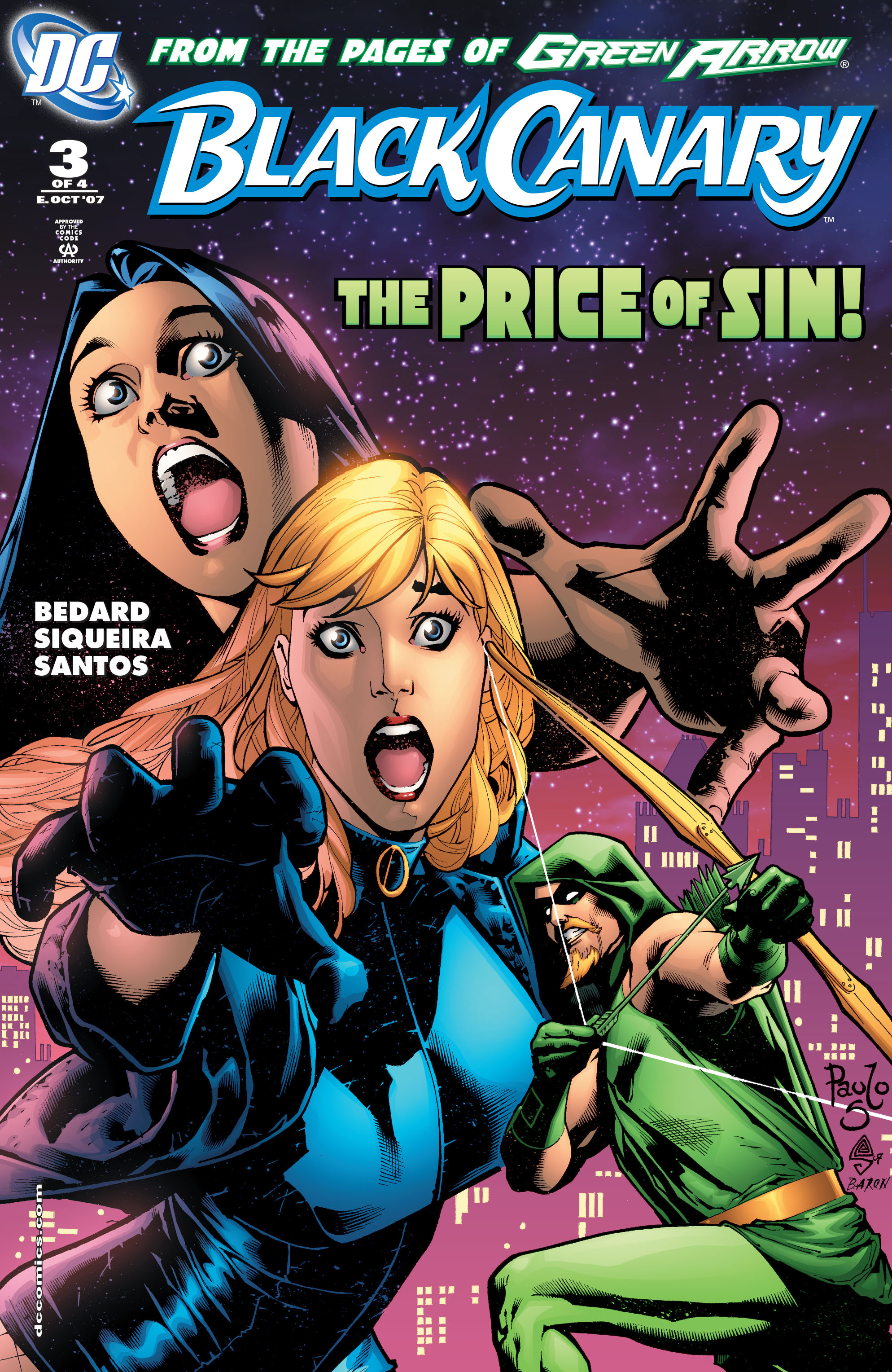 Read online Black Canary (2007) comic -  Issue #3 - 1