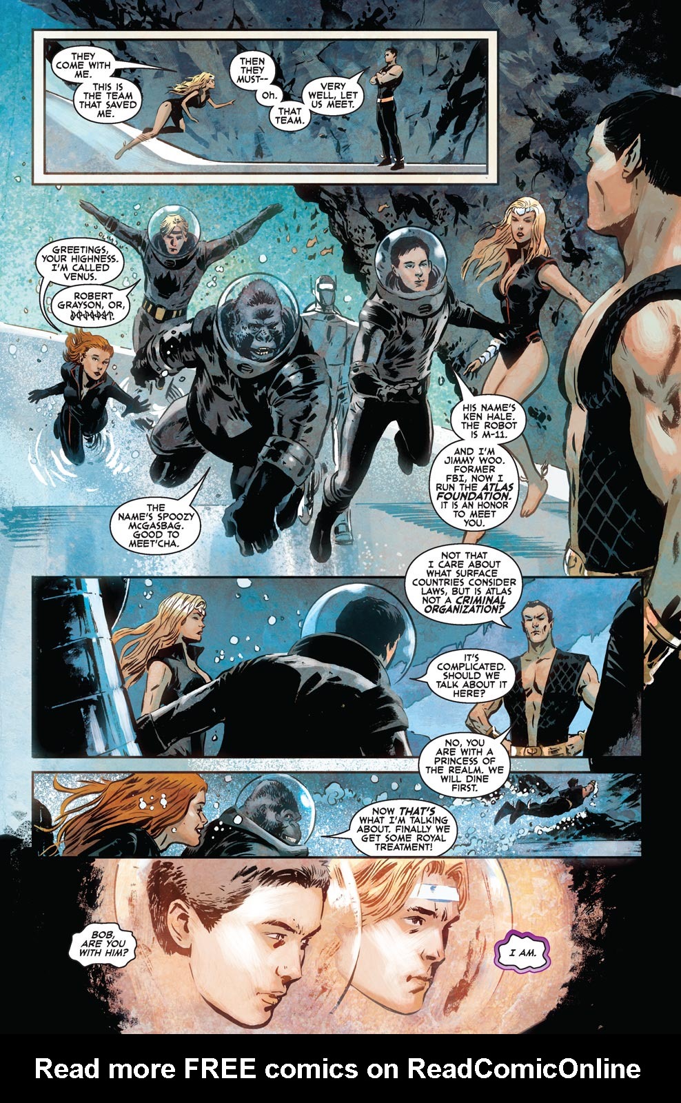 Read online Agents Of Atlas (2009) comic -  Issue #6 - 10