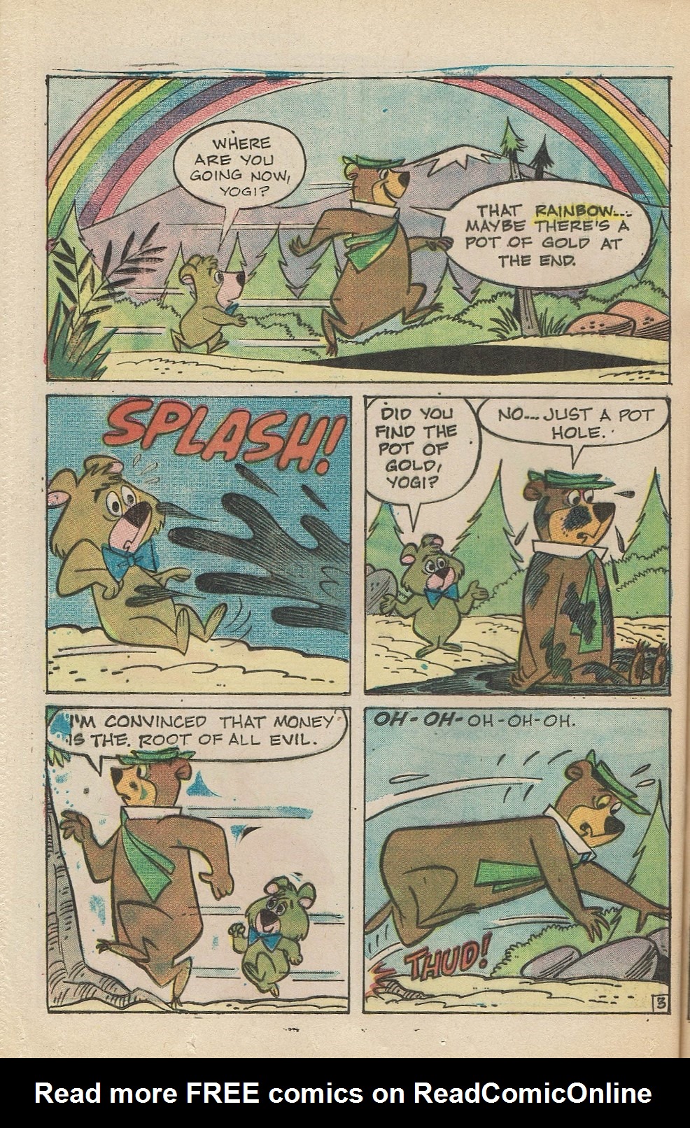 Read online Yogi Bear (1970) comic -  Issue #15 - 20