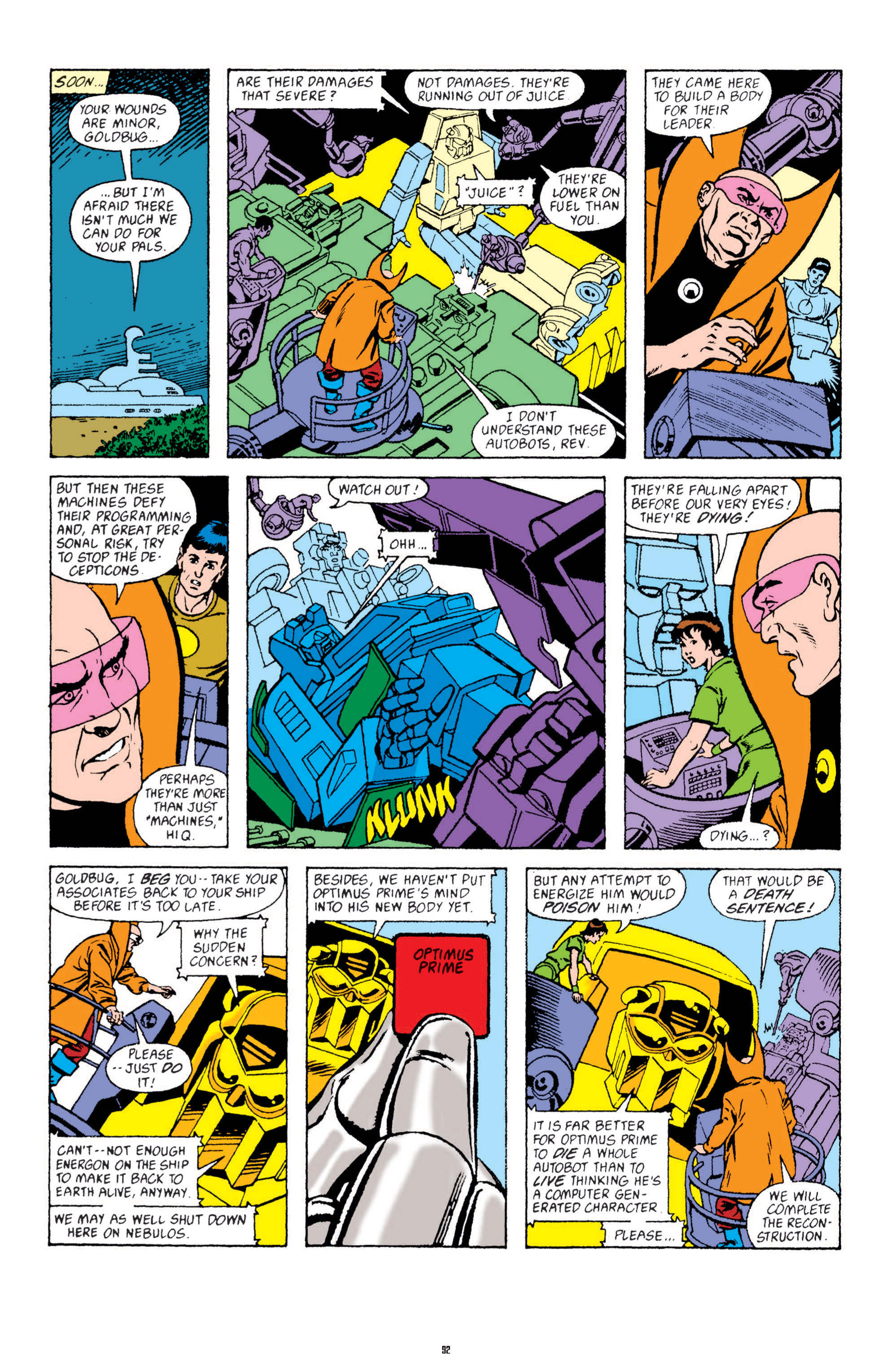 Read online The Transformers Classics comic -  Issue # TPB 4 - 93