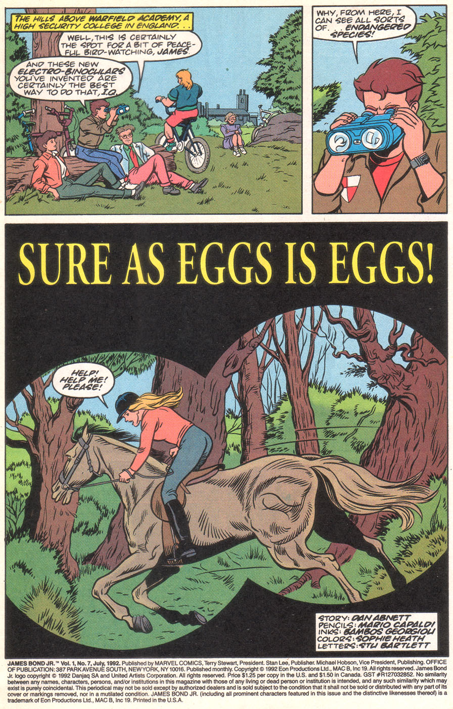 Read online James Bond Jr. comic -  Issue #7 - 3