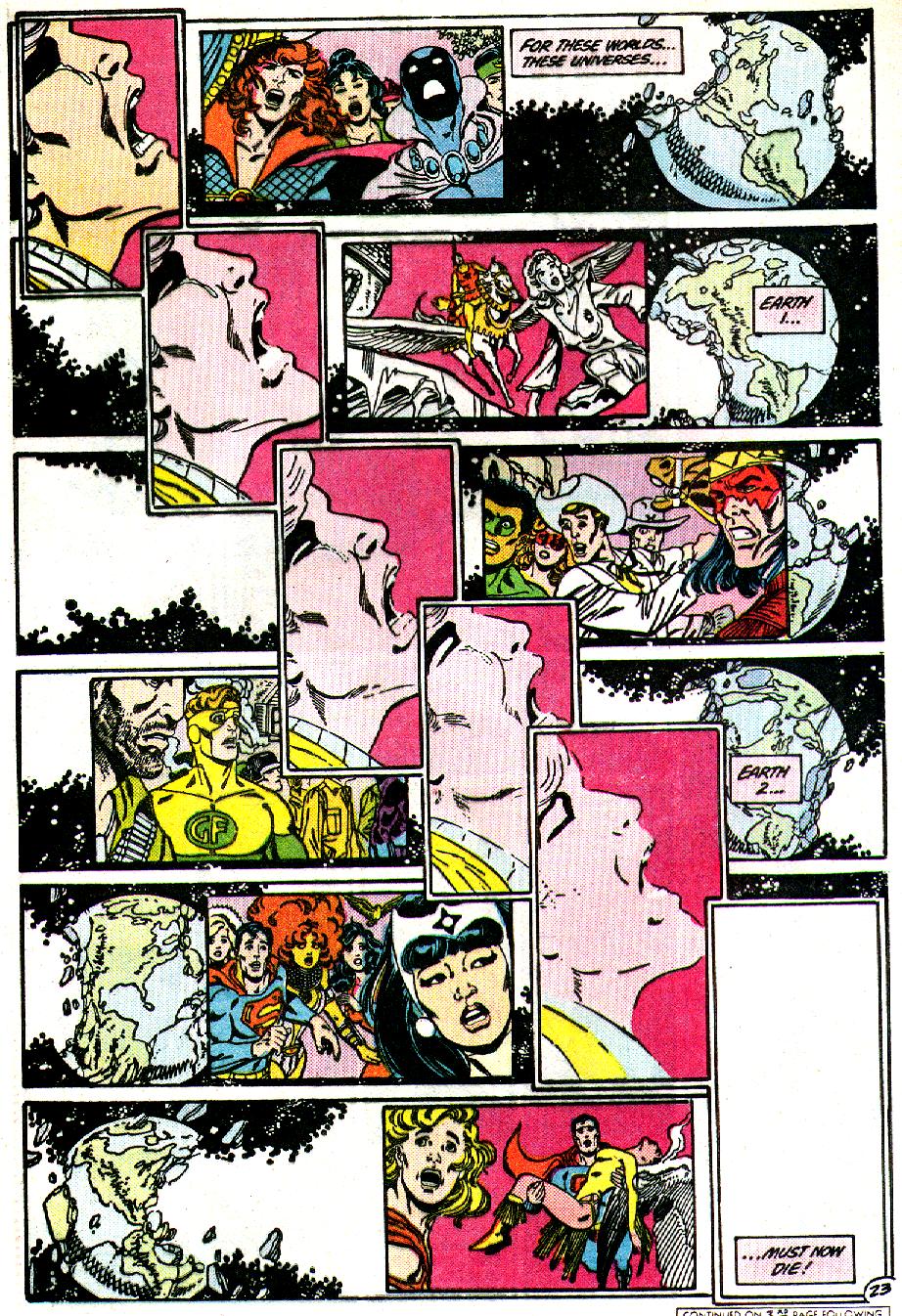 Read online Crisis on Infinite Earths (1985) comic -  Issue #4 - 25