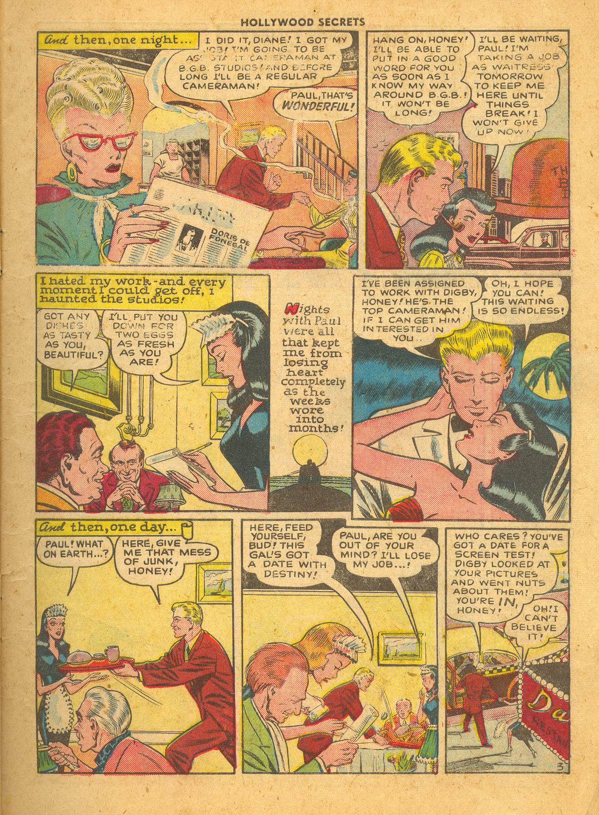 Read online Hollywood Secrets comic -  Issue #1 - 5