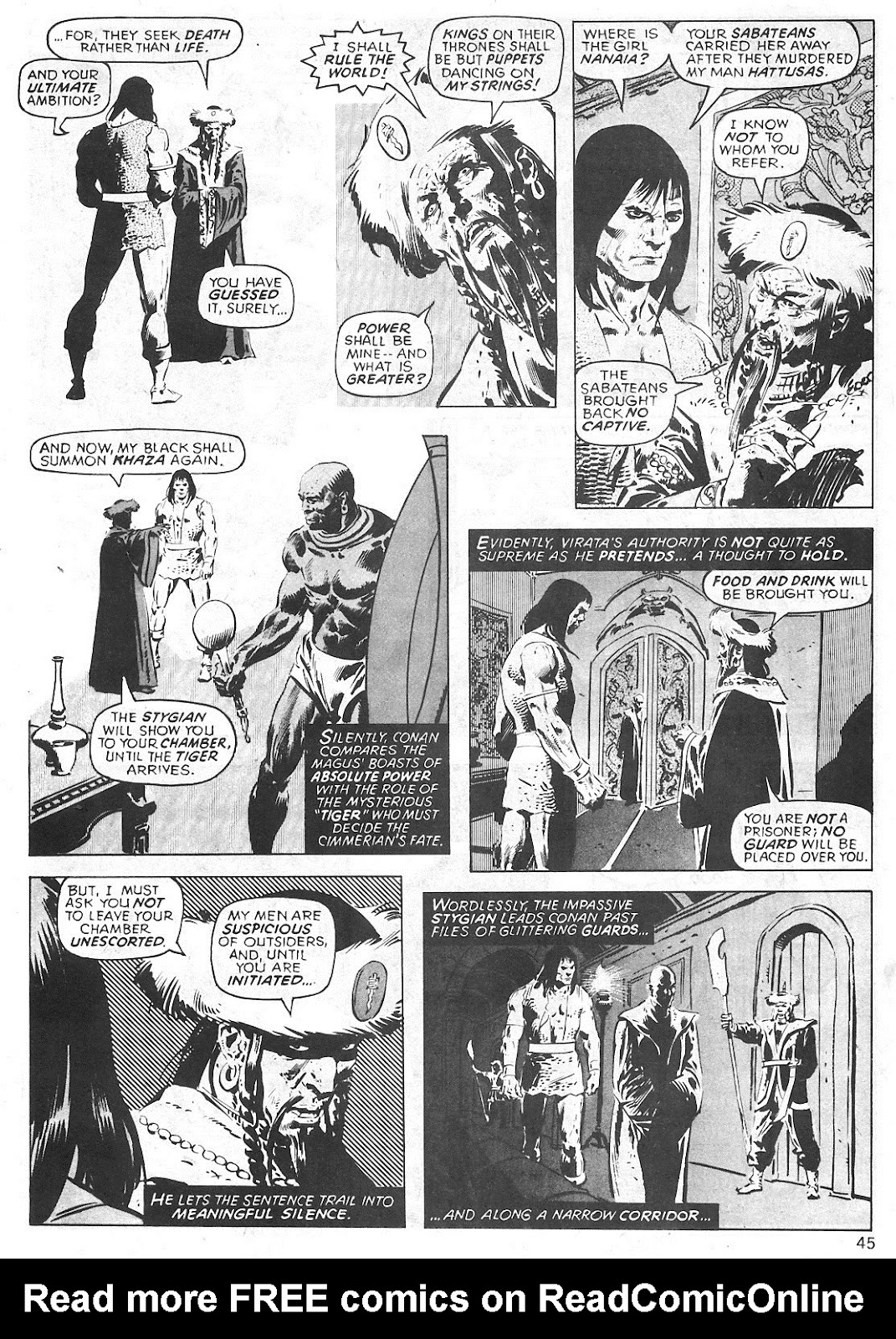 The Savage Sword Of Conan issue 31 - Page 45