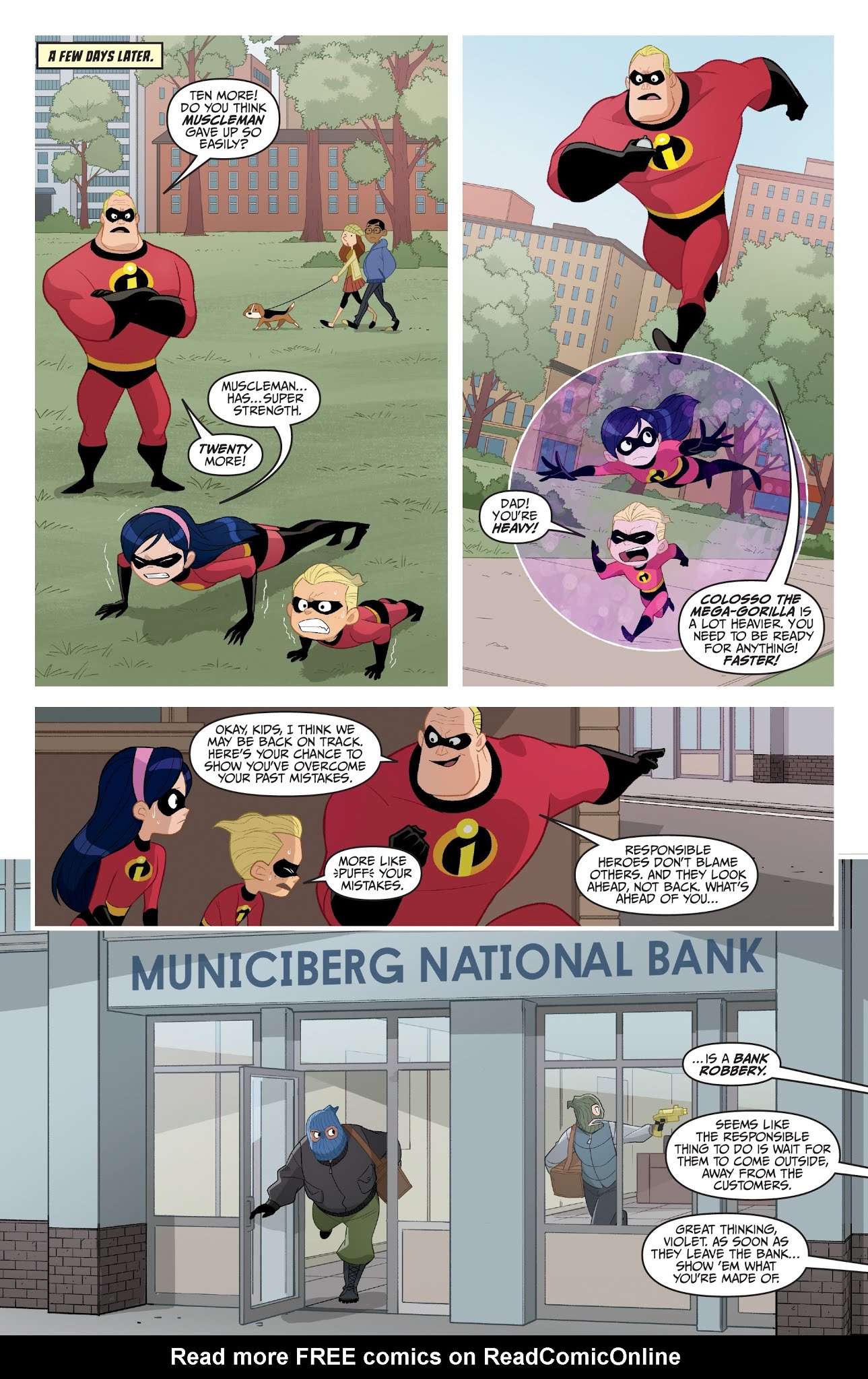Read online Disney / Pixar The Incredibles 2: Crisis In Mid-Life! & Other Stories comic -  Issue #2 - 10