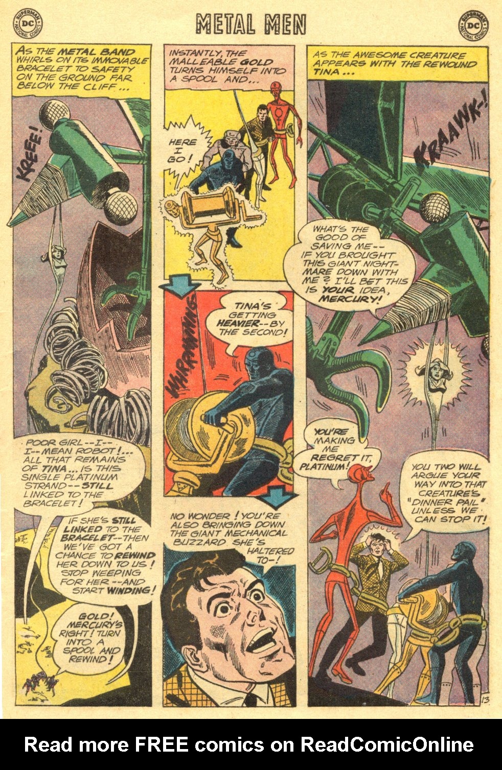 Read online Metal Men (1963) comic -  Issue #5 - 17