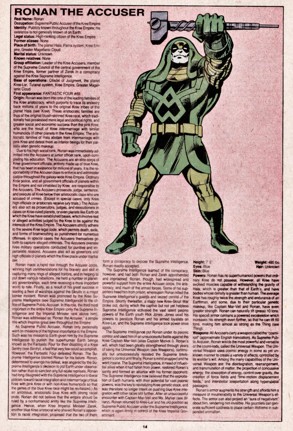 The Official Handbook of the Marvel Universe issue 9 - Page 15