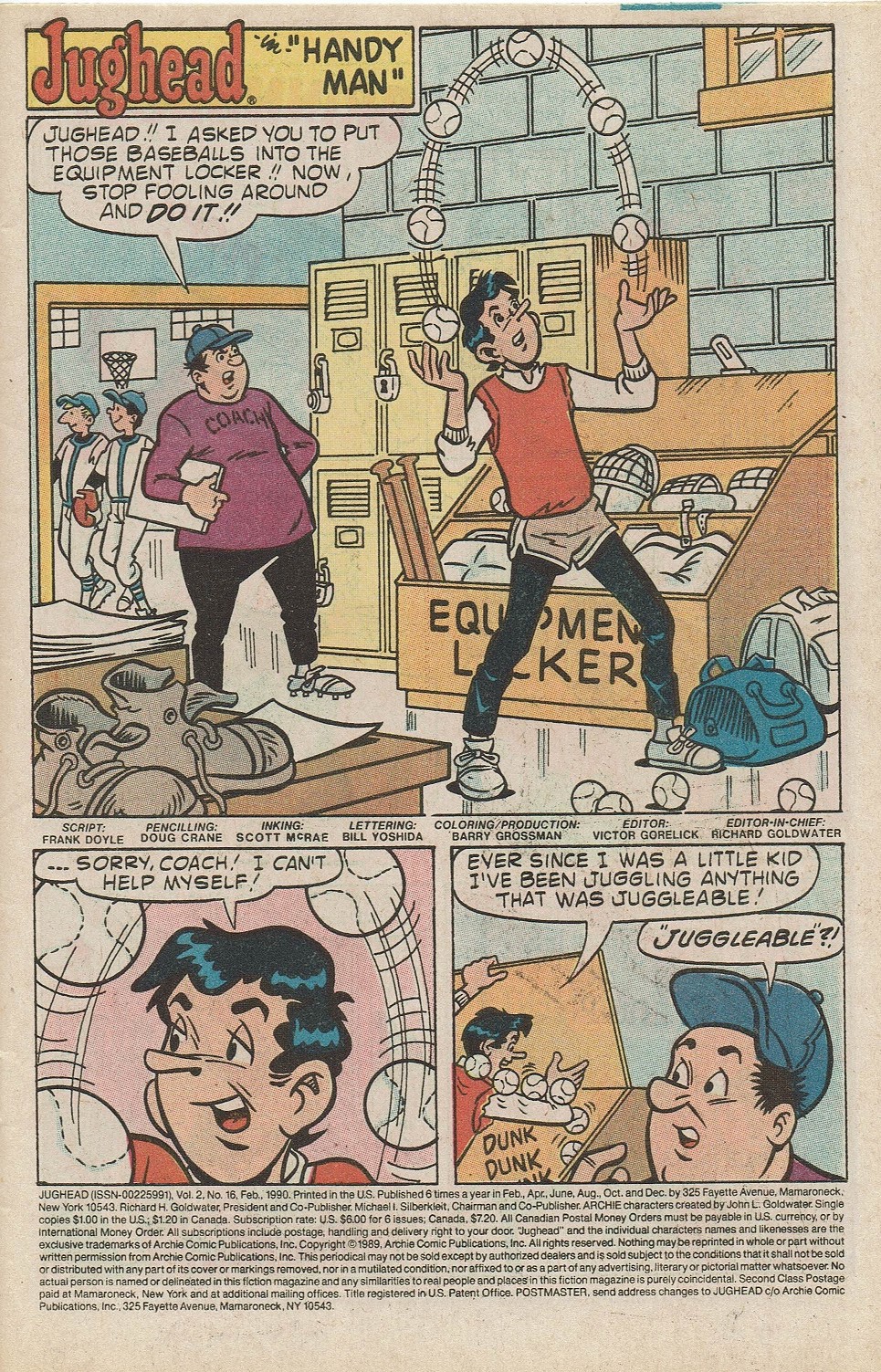 Read online Jughead (1987) comic -  Issue #16 - 3