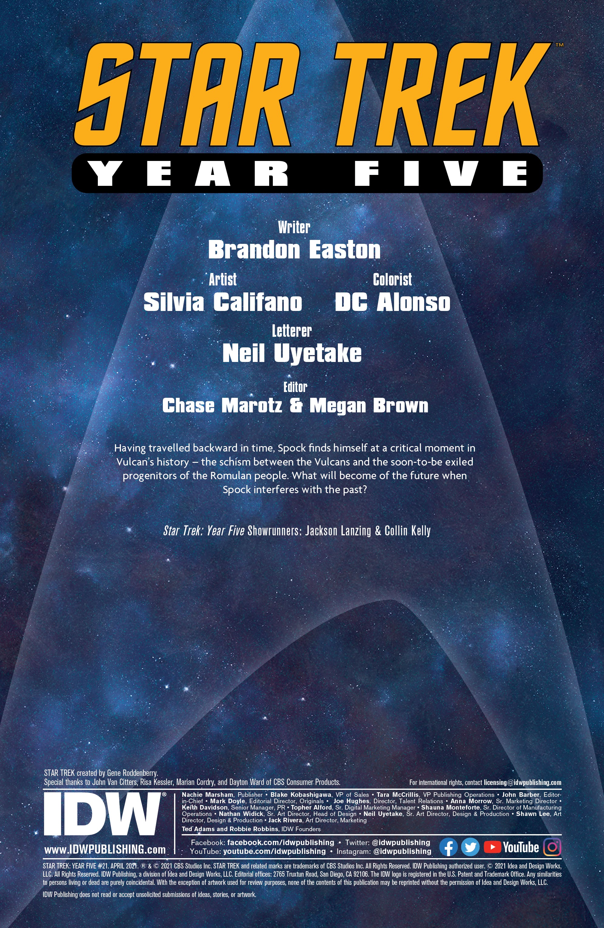 Read online Star Trek: Year Five comic -  Issue #21 - 2