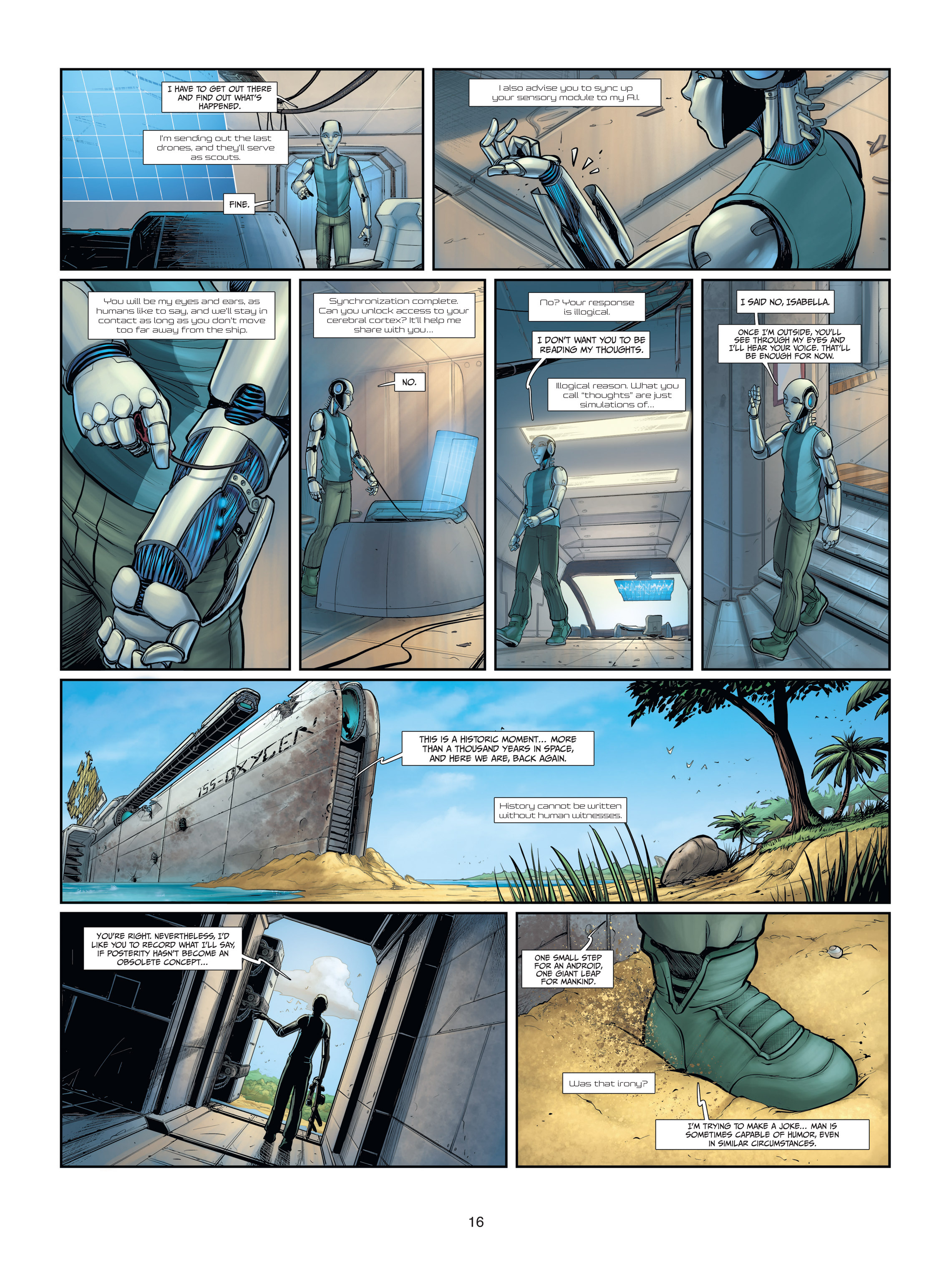 Read online Androïds comic -  Issue #2 - 16