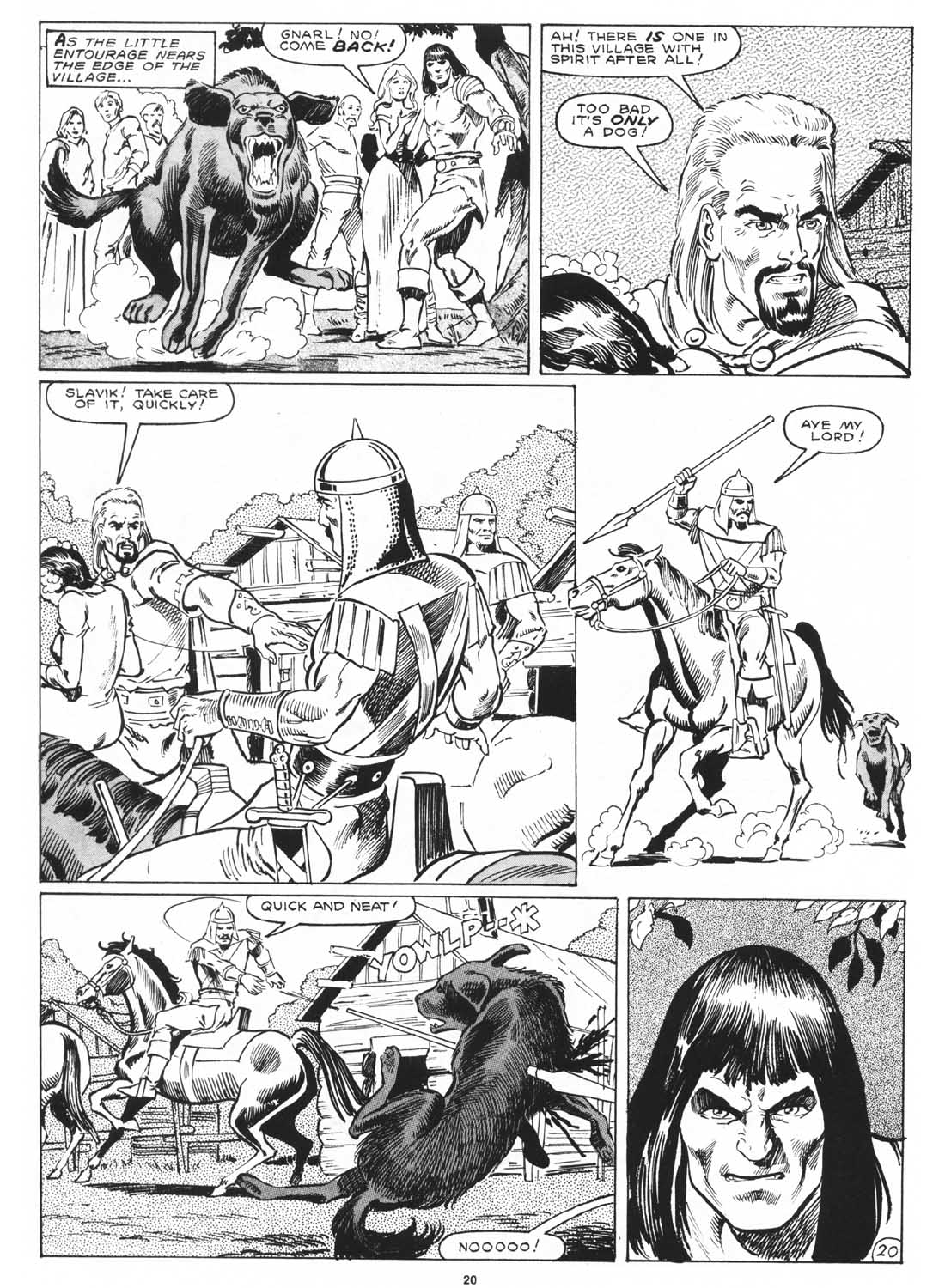 Read online The Savage Sword Of Conan comic -  Issue #171 - 22