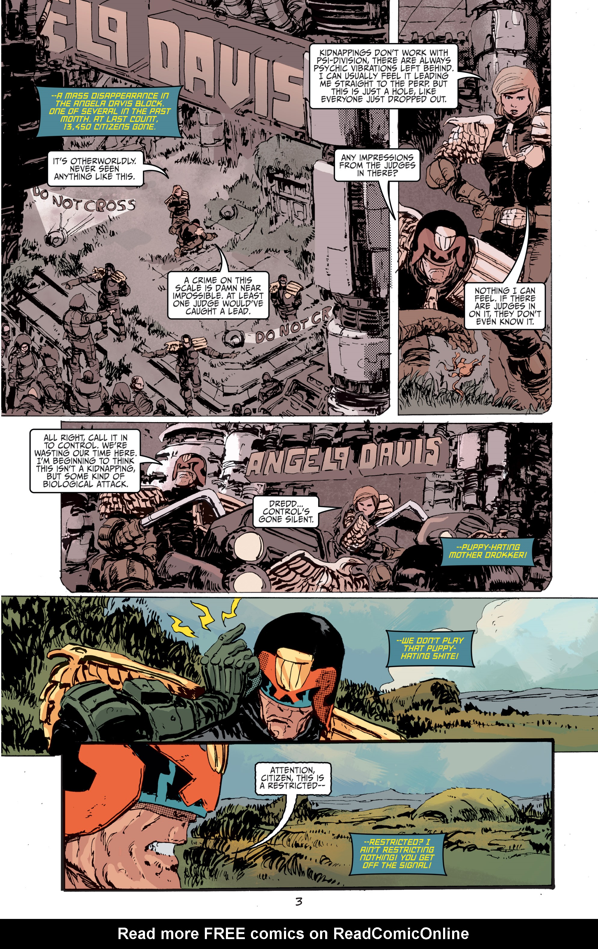 Read online Judge Dredd: The Blessed Earth comic -  Issue #8 - 30