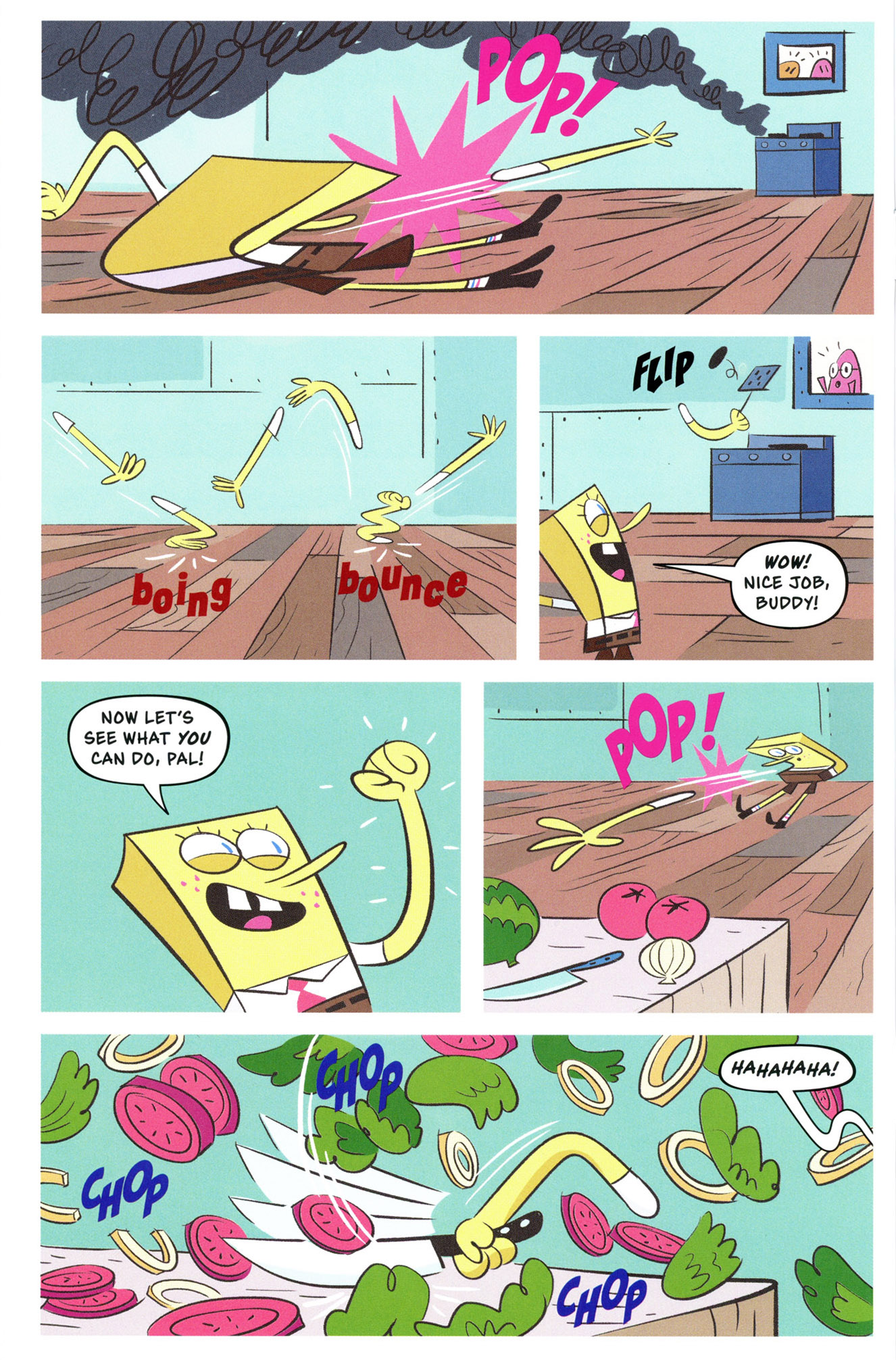 Read online Spongebob Freestyle Funnies comic -  Issue # FCBD 2016 - 6