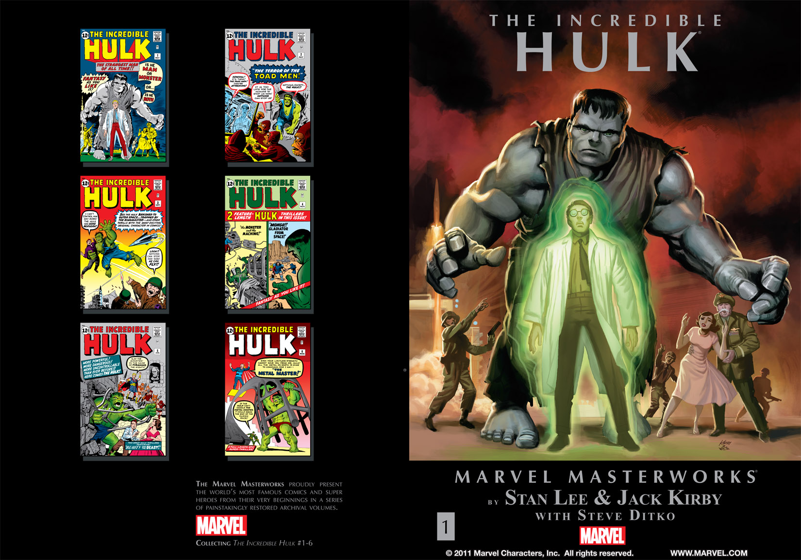 Read online Marvel Masterworks: The Incredible Hulk comic -  Issue # TPB 1 (Part 1) - 2