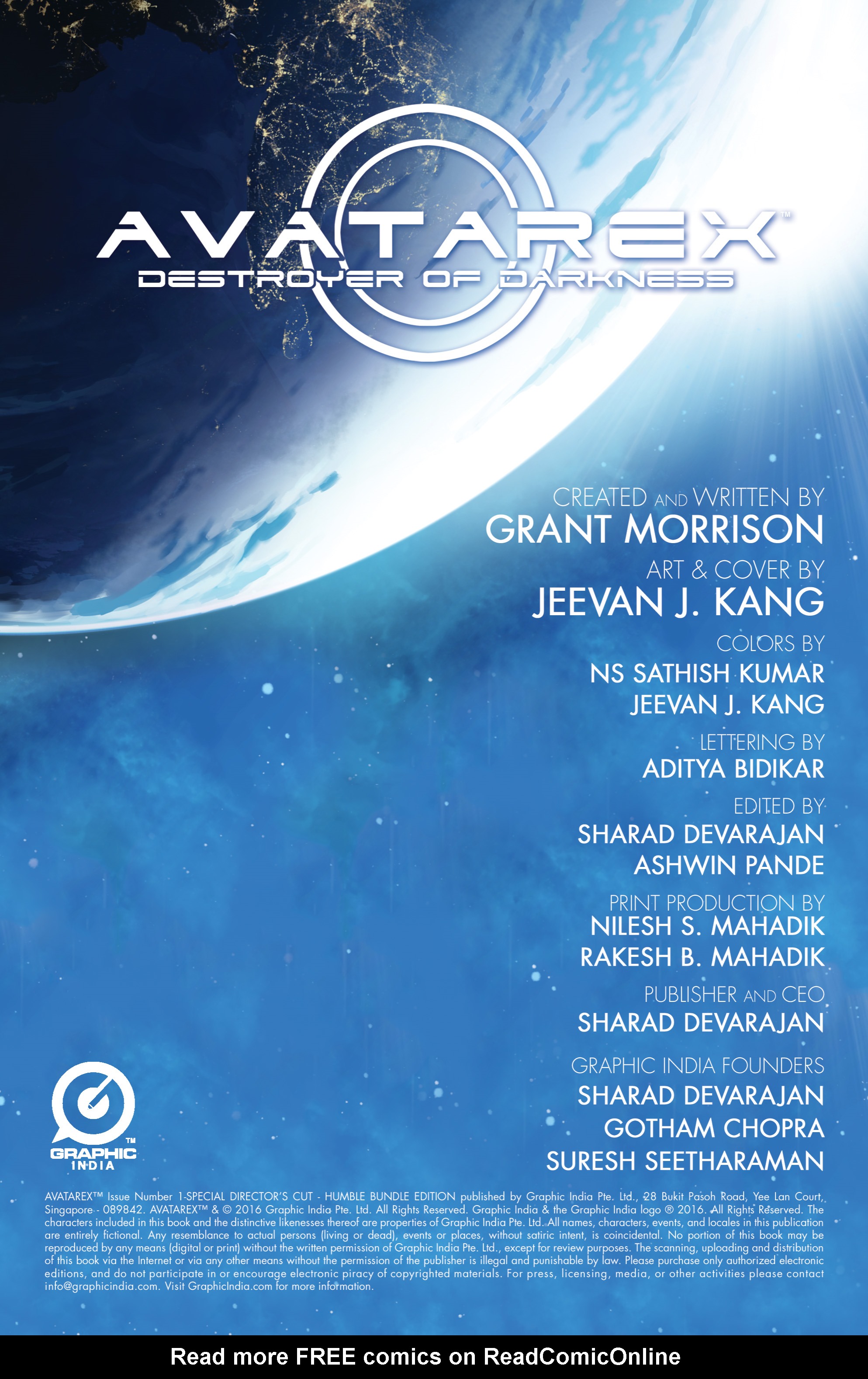 Read online Grant Morrison's Avatarex: Destroyer of Darkness comic -  Issue #1 - 2