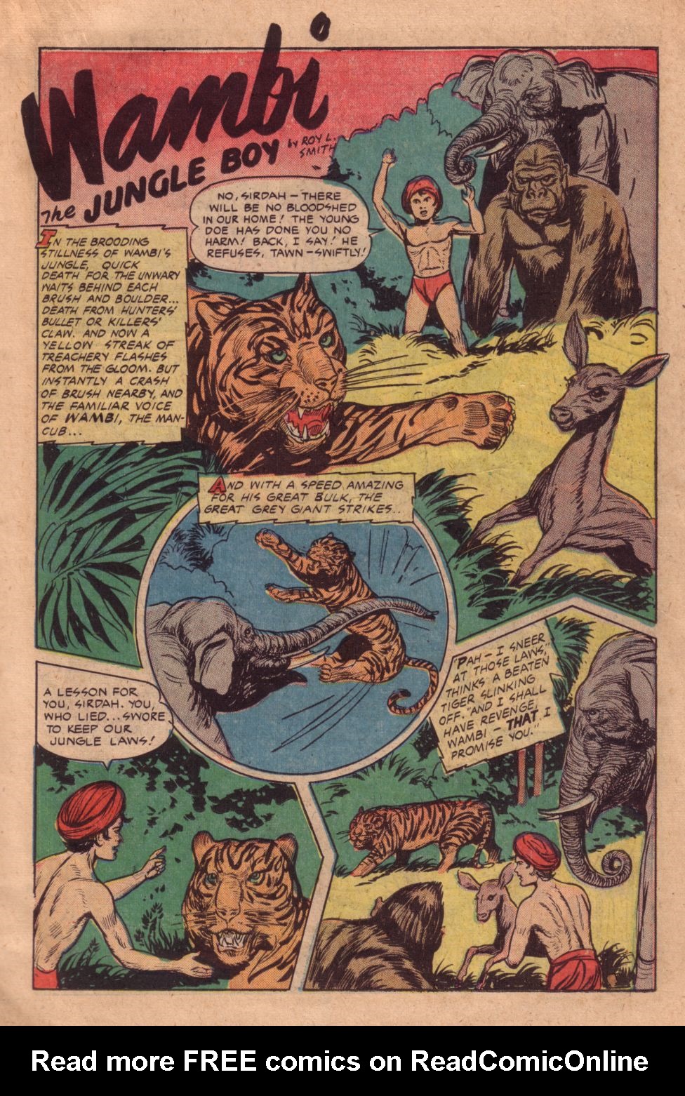 Read online Wambi Jungle Boy comic -  Issue #11 - 15
