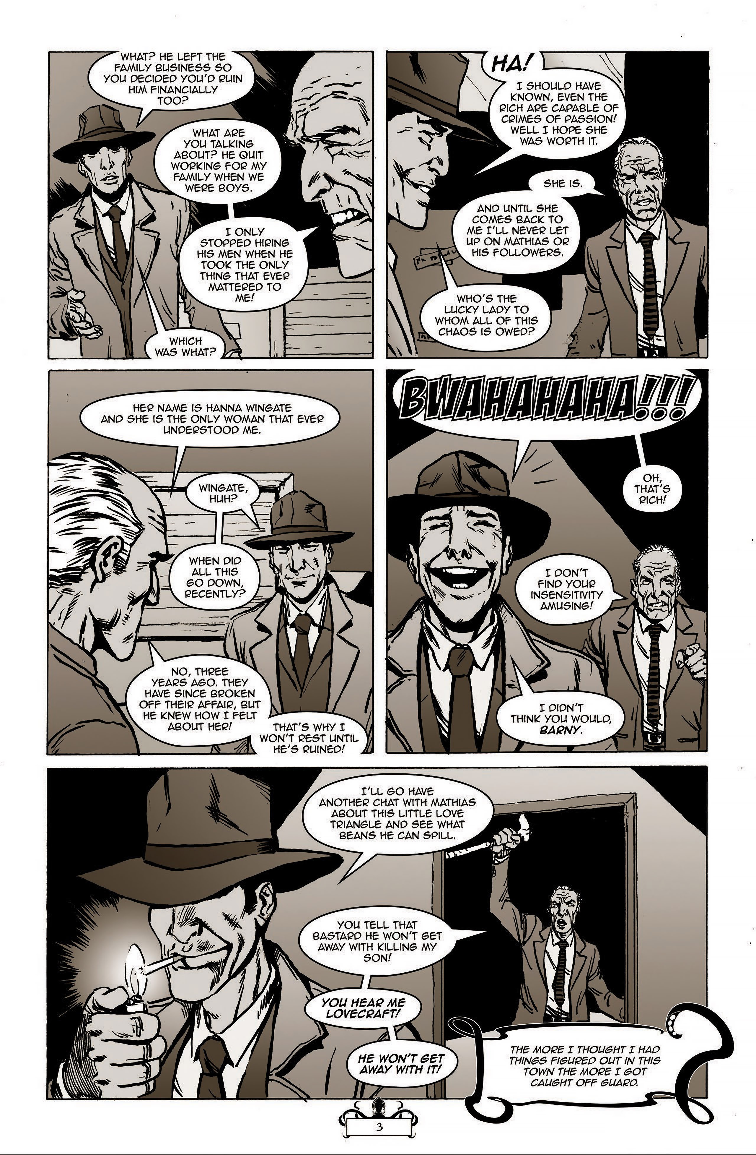 Read online Lovecraft P.I. - A Shot in the Dark comic -  Issue # TPB - 31