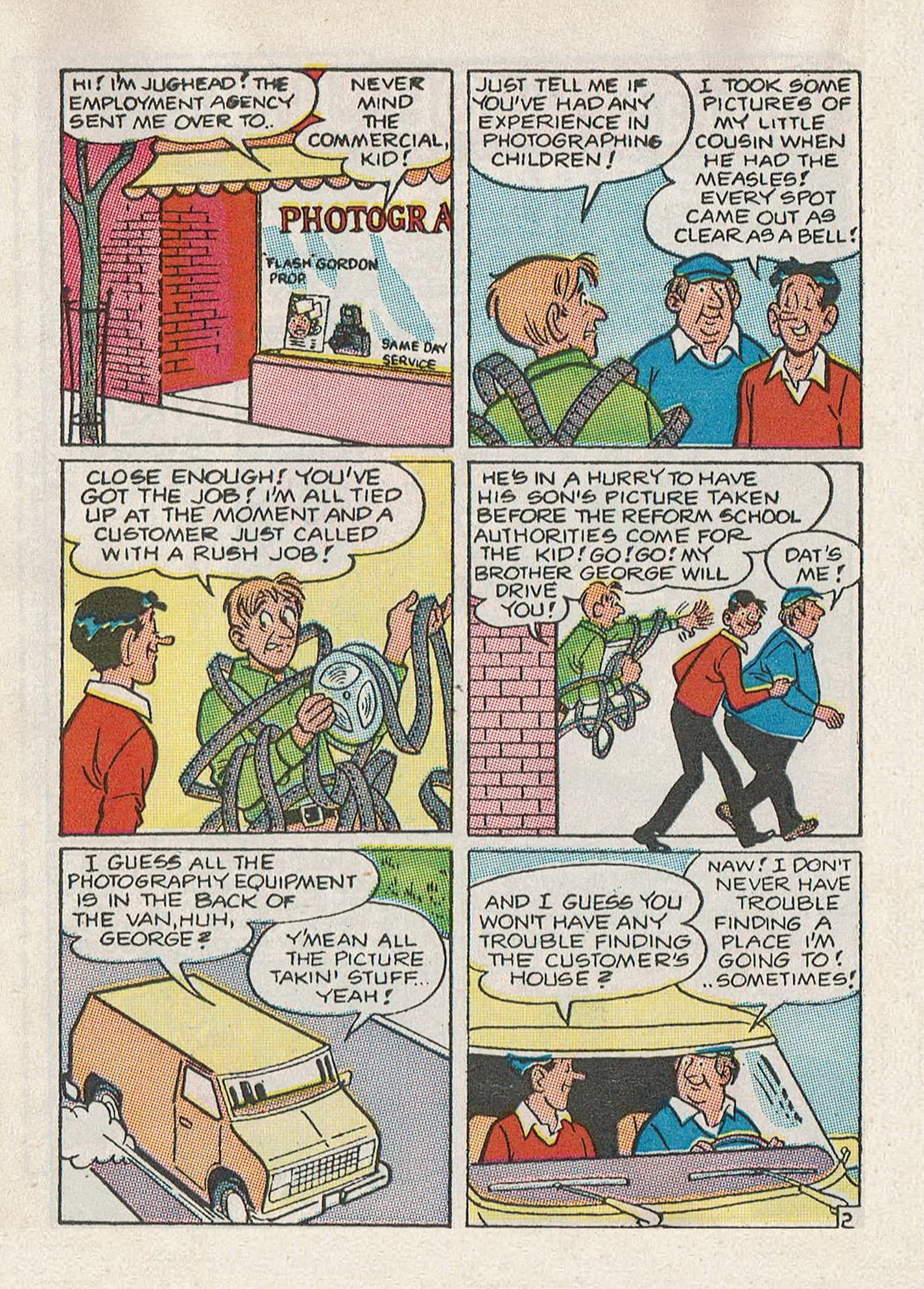 Read online Jughead Jones Comics Digest comic -  Issue #59 - 126