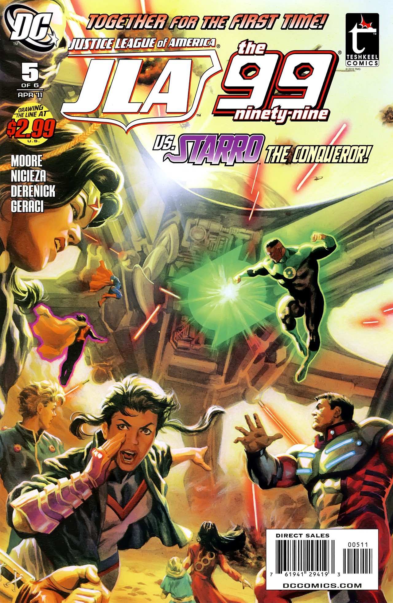 Read online Justice League of America/The 99 comic -  Issue #5 - 1