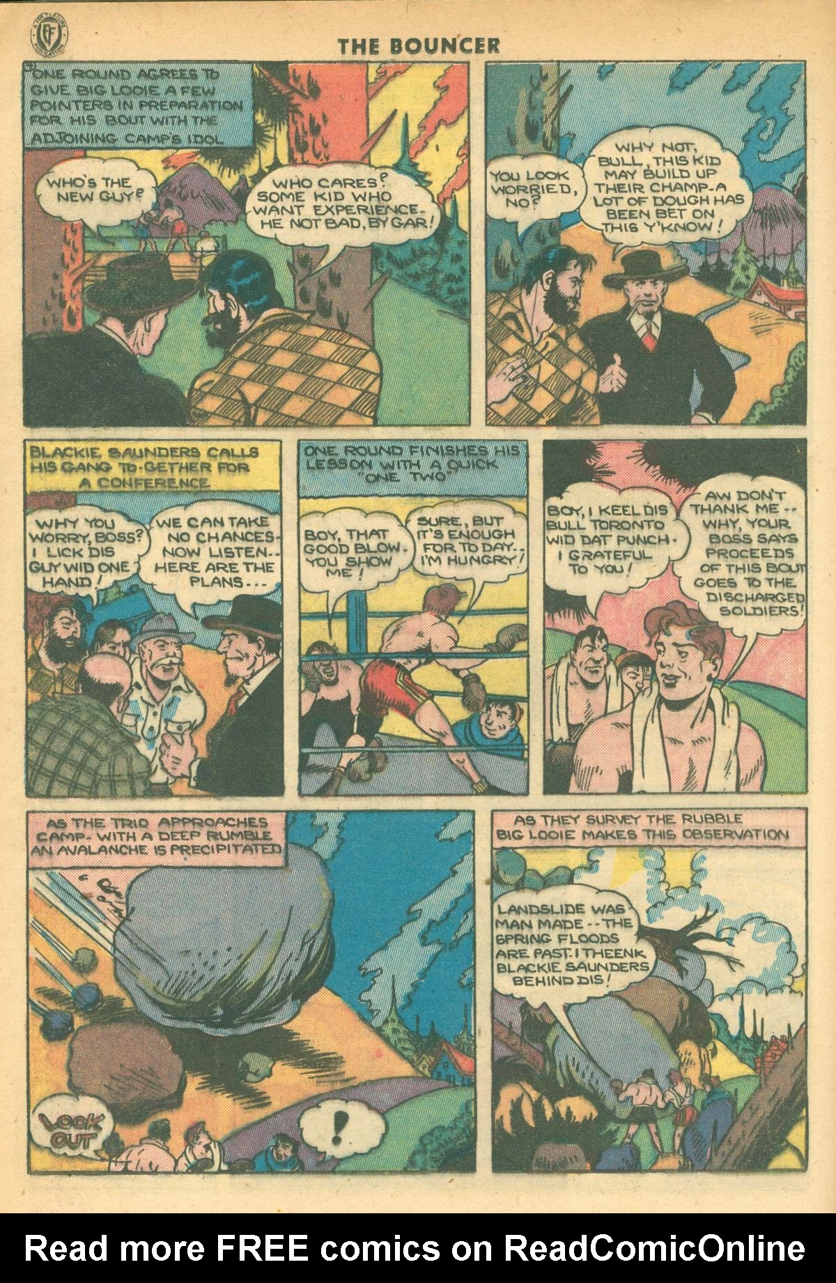 Read online The Bouncer (1944) comic -  Issue #11 - 16